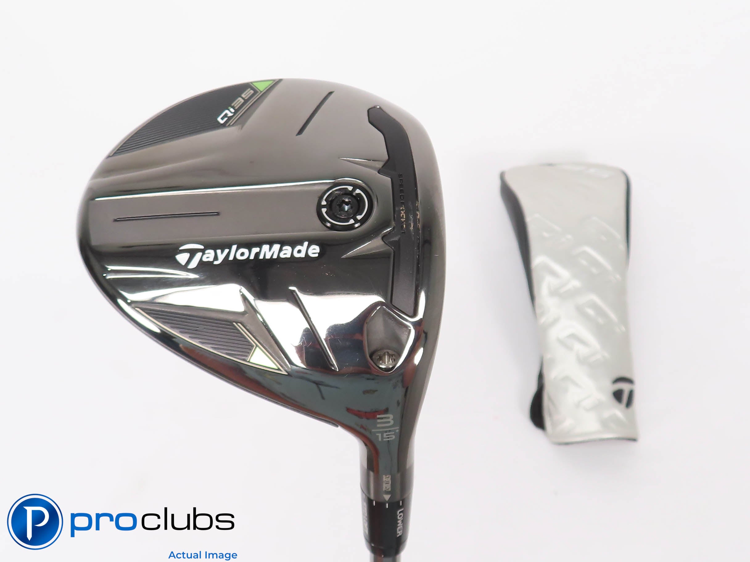 Nice Tour Issue TaylorMade Qi35 15* 3 WOOD w/HC - HZRDUS T1100 70g X-Flex 458640