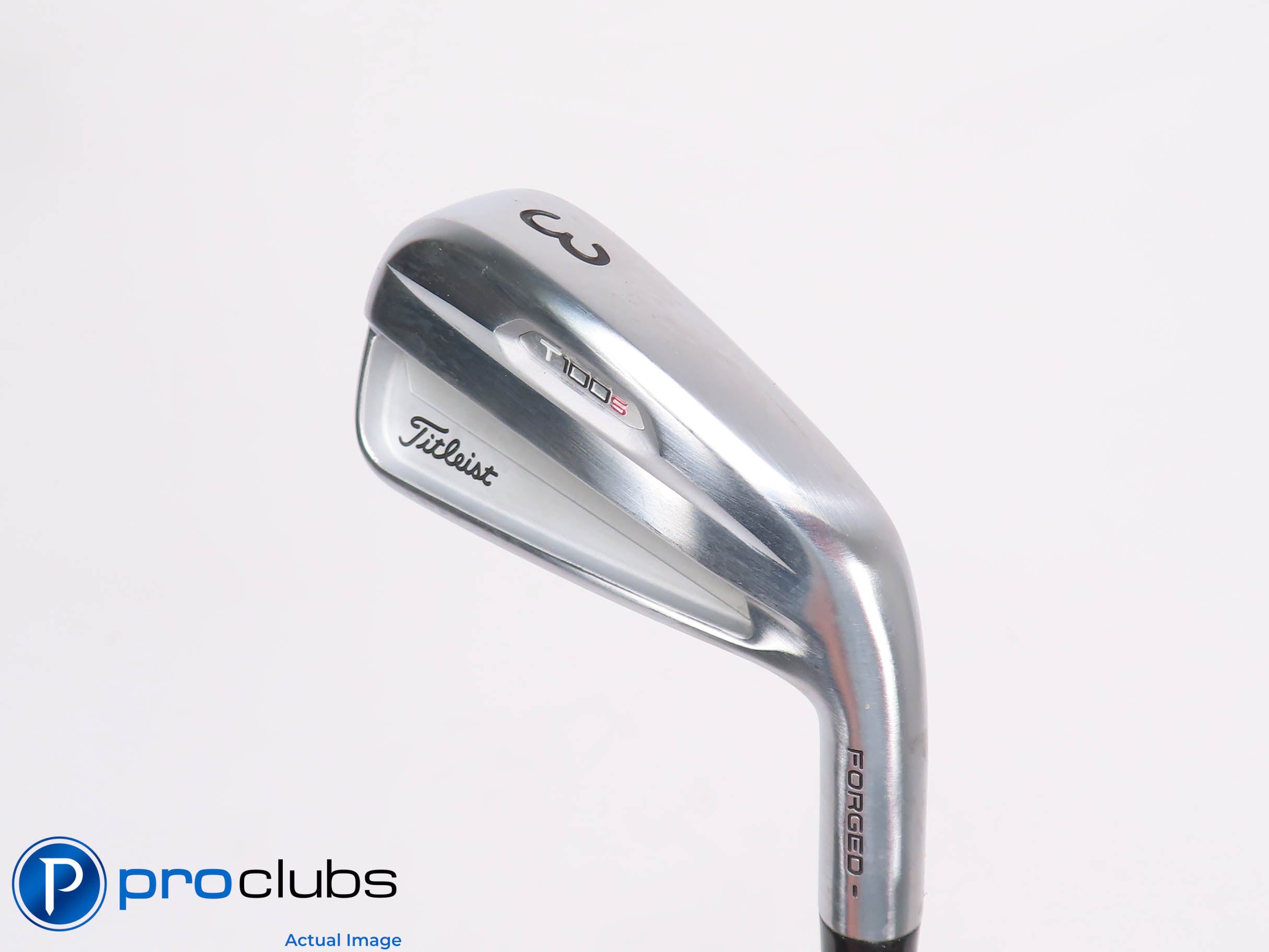 Excellent! Titleist '21 T100S 3 Iron - KBS C-Taper Stiff Flex Steel - 458781