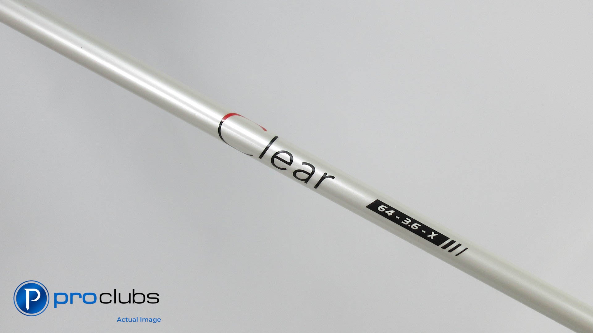 NEW! CLEAR Golf Red 64g X-Flex Driver Shaft .335" Tip #416221