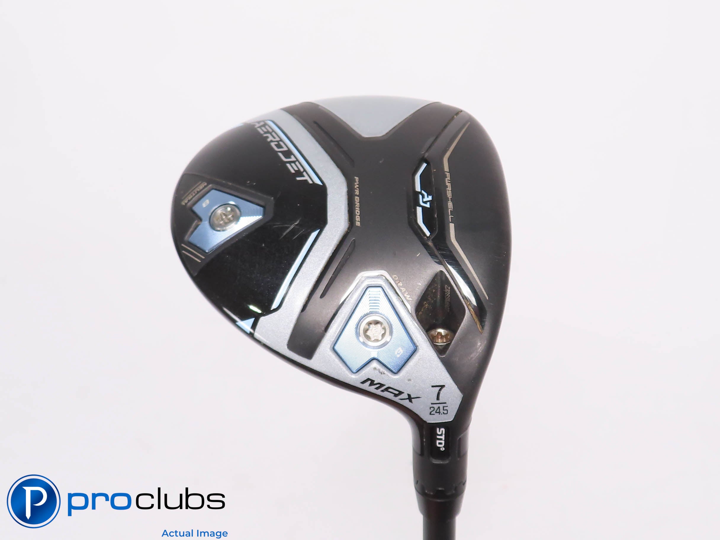 Ladies Cobra AEROJET MAX 24.5* 7 WOOD - Helium Black 4F1 Ladies Flex 455882