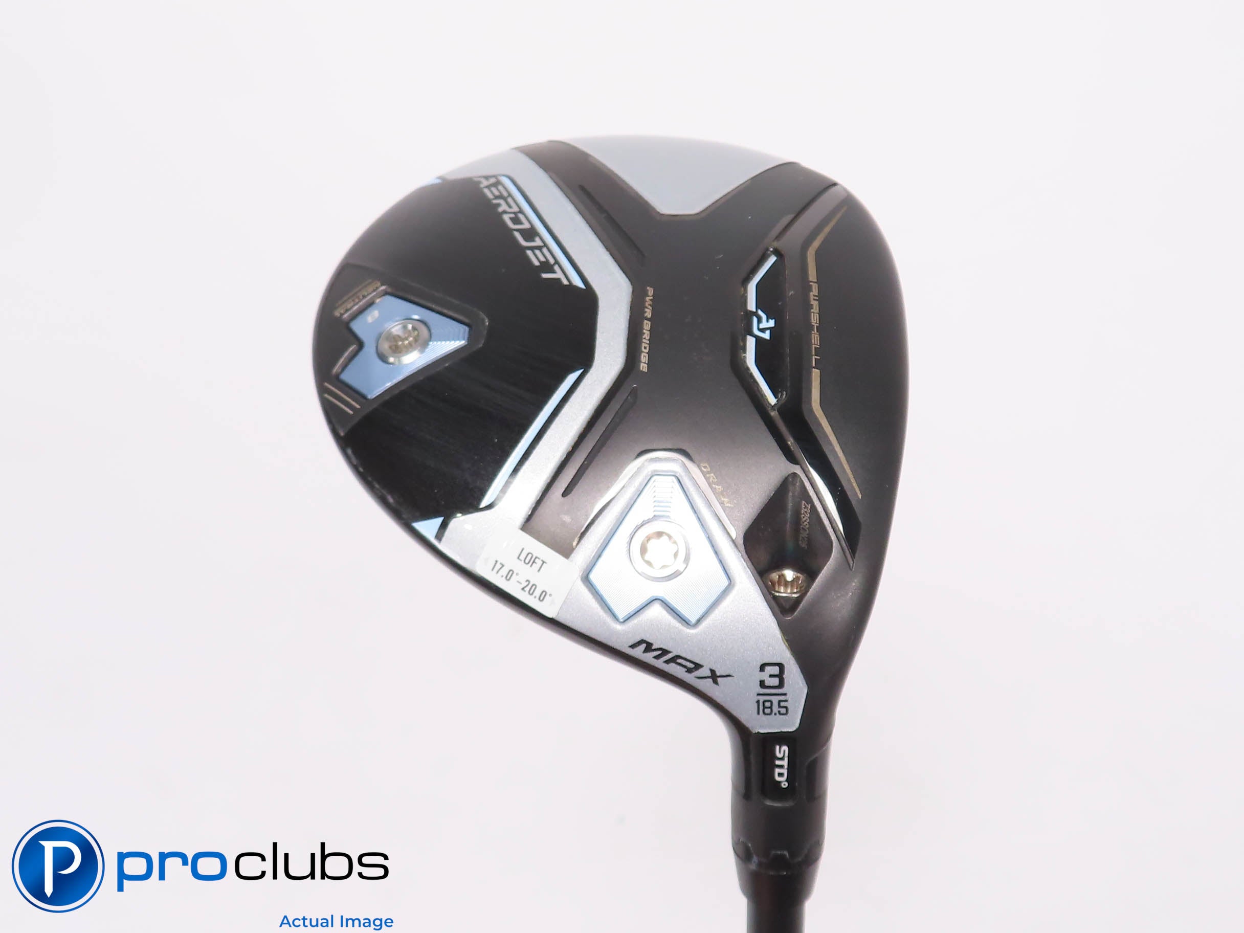 Ladies Cobra AEROJET MAX 18.5* 3 WOOD - Helium Black 4F1 Ladies Flex 455878