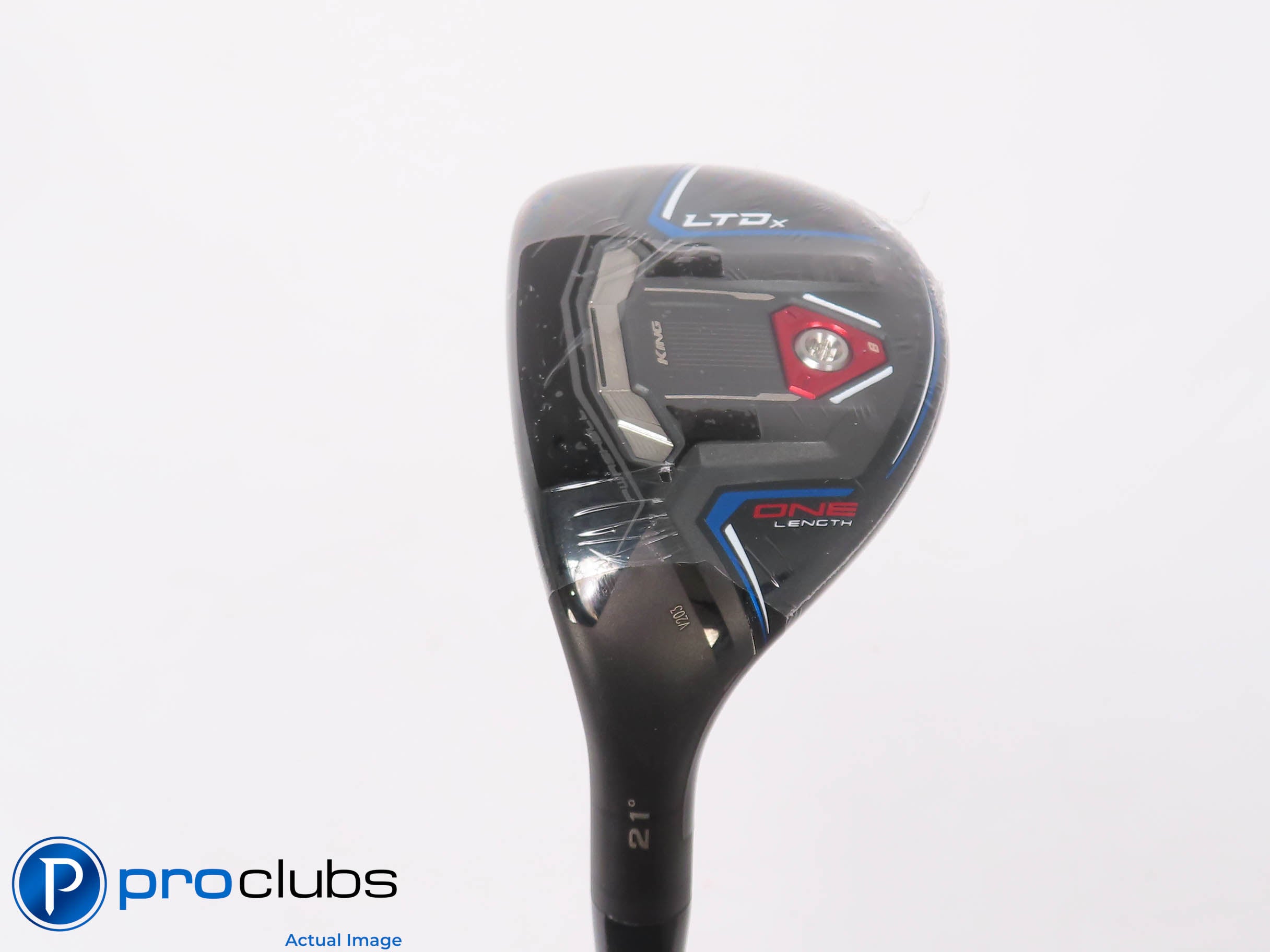 New! Left Handed Cobra LTDx One Length 21* 4 Hybrid - Tensei Blue Regular 459064