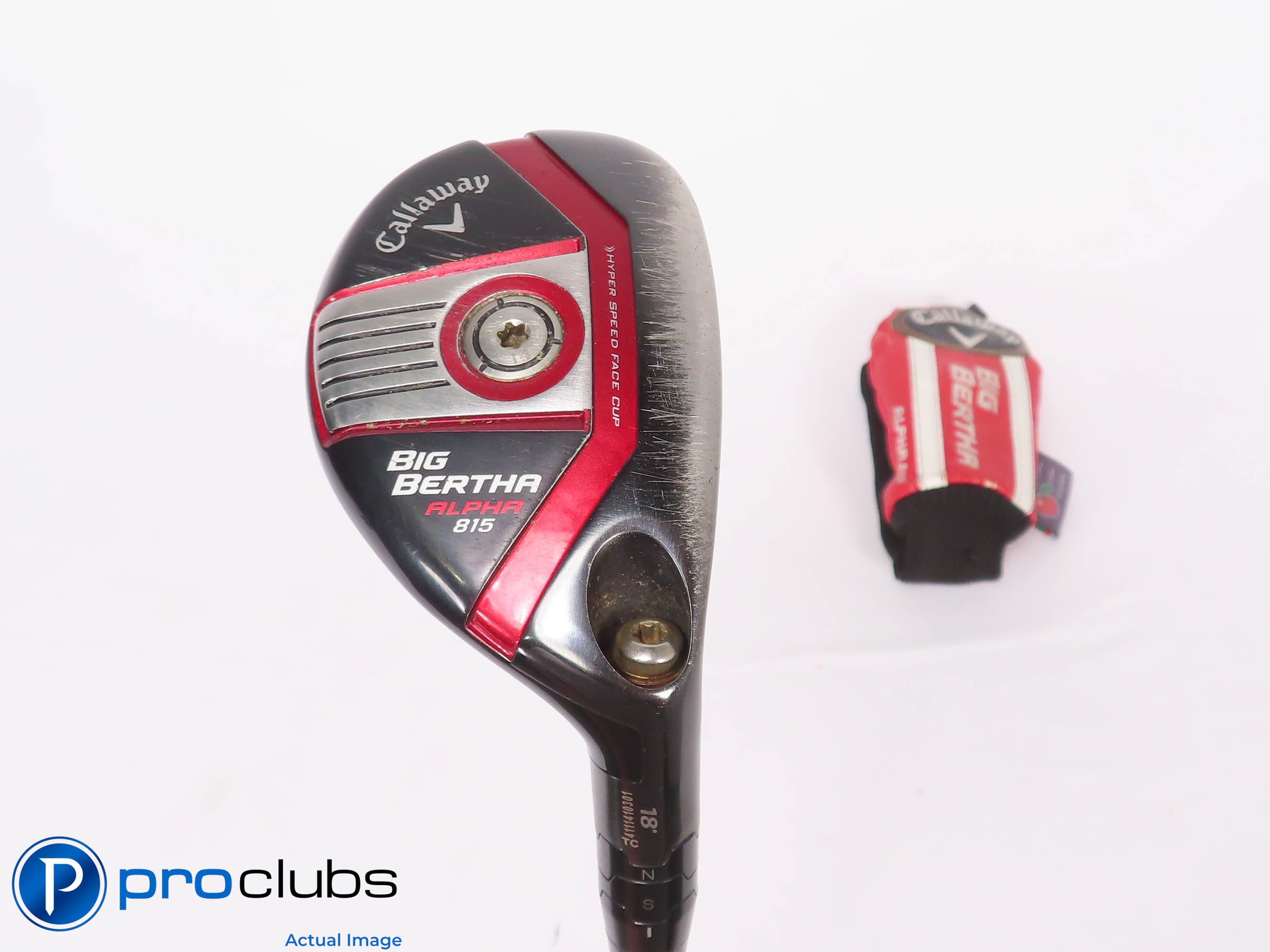 Tour Issue Callaway Big Bertha Alpha 815 18* HYBRID w/HC IROD 9F5 X-Flex 458622