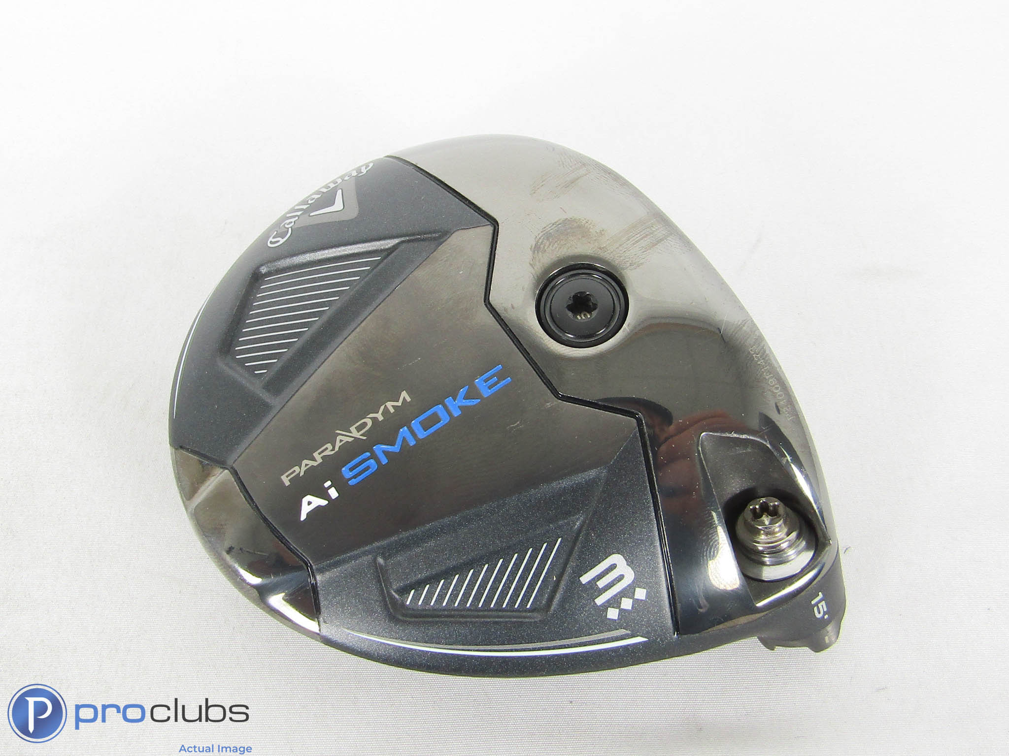 Excellent! Callaway Ai Smoke Triple Diamond 15* 3 Wood - Head Only - 458484