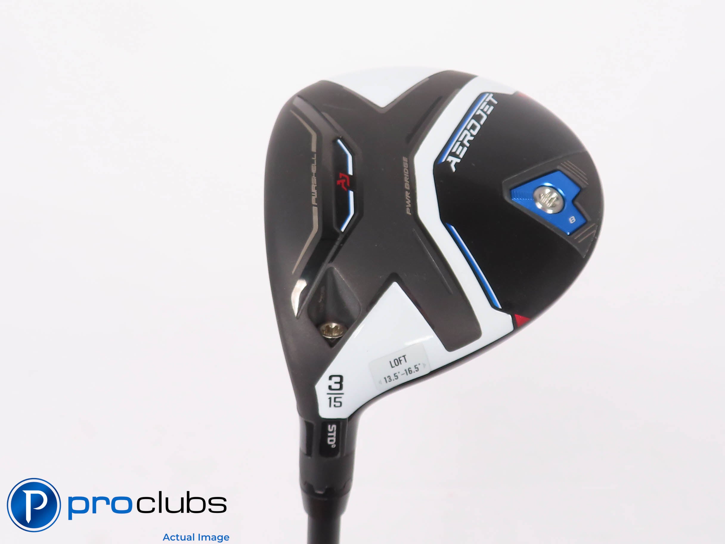 Left Handed Cobra AEROJET 15* 3 WOOD - UST Helium Black 5F3 Regular Flex 453061