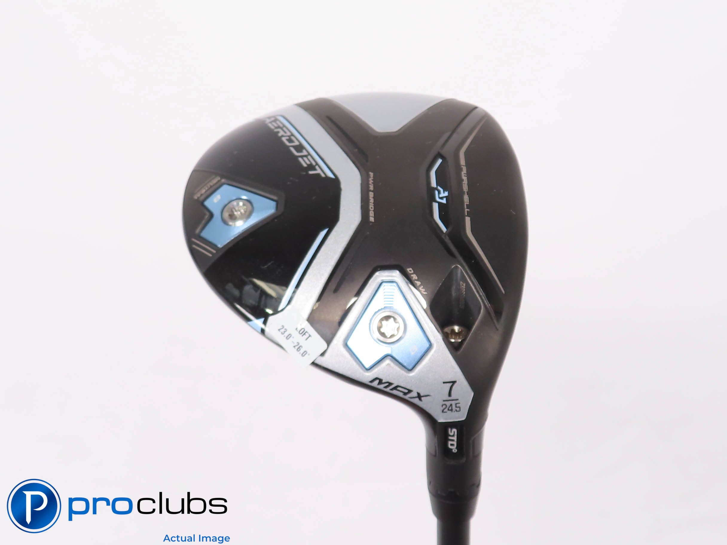 Ladies Cobra AEROJET MAX 24.5* 7 WOOD - Helium Black 4F1 Ladies Flex 455879