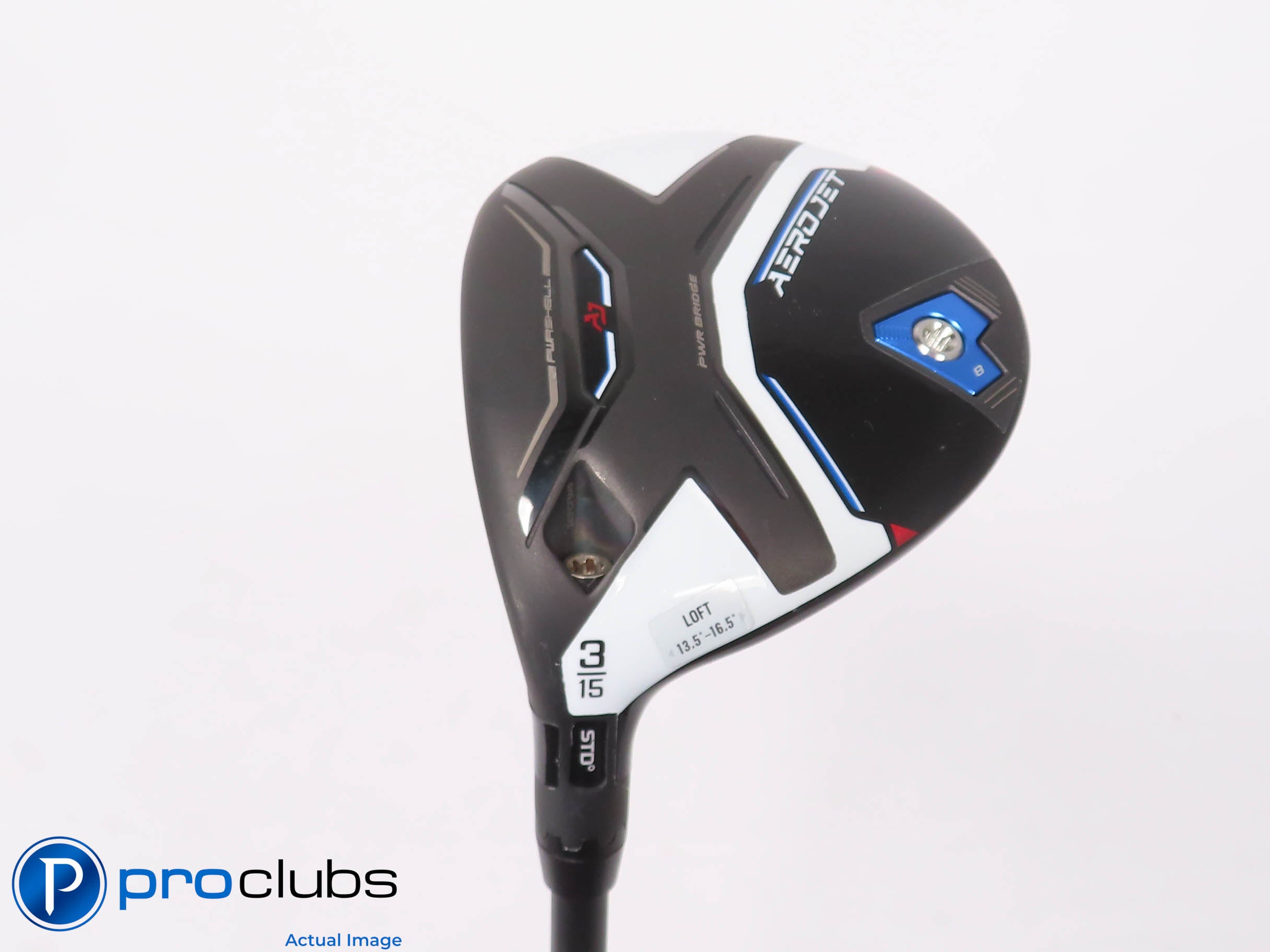 Left Handed Cobra AEROJET 15* 3 WOOD - UST Helium Black 5F3 Regular Flex 453033