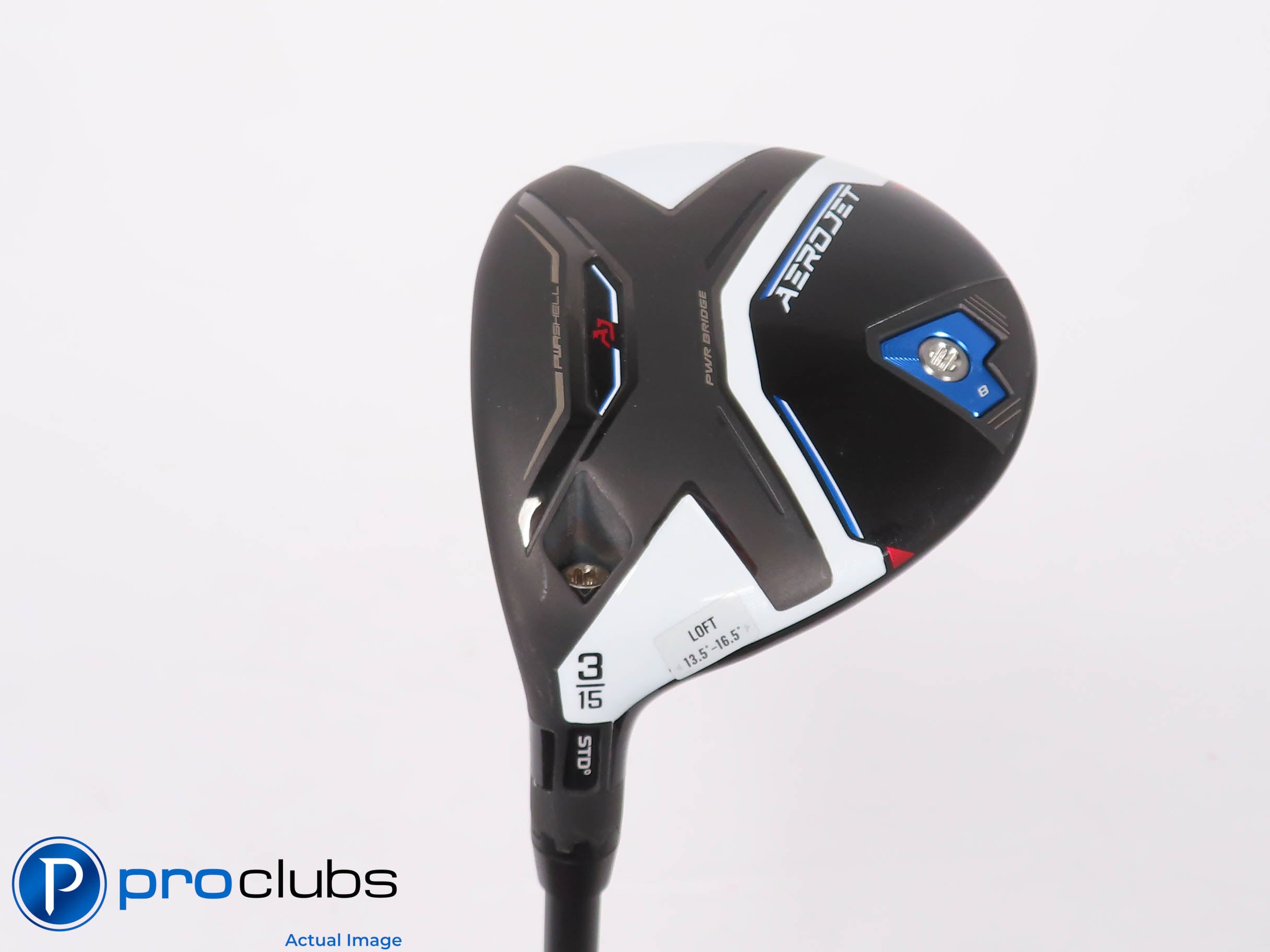 Left Handed Cobra AEROJET 15* 3 WOOD - UST Helium Black 5F3 Regular Flex 453032