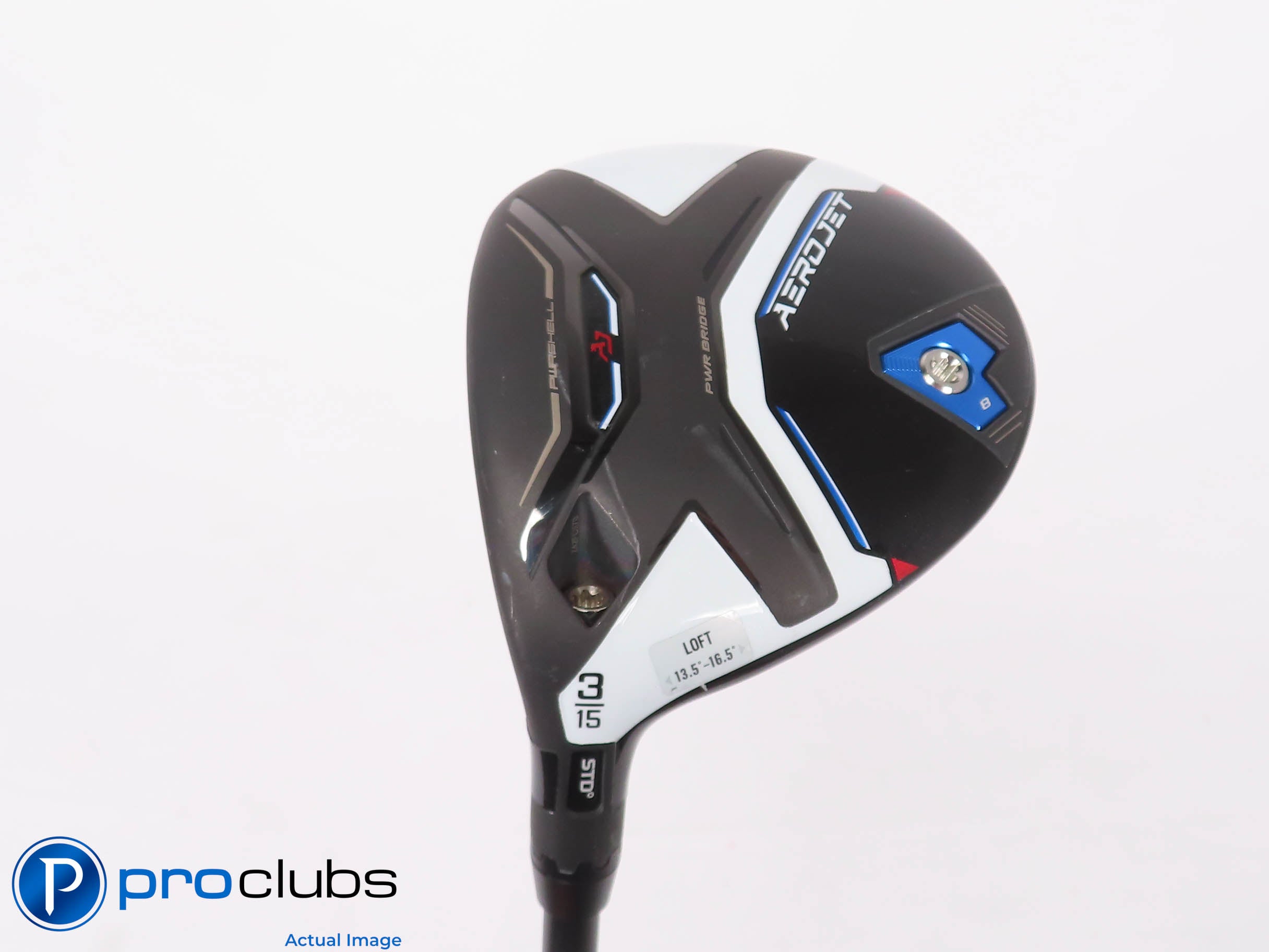 Left Handed Cobra AEROJET 15* 3 WOOD - UST Helium Black 5F3 Regular Flex 453031