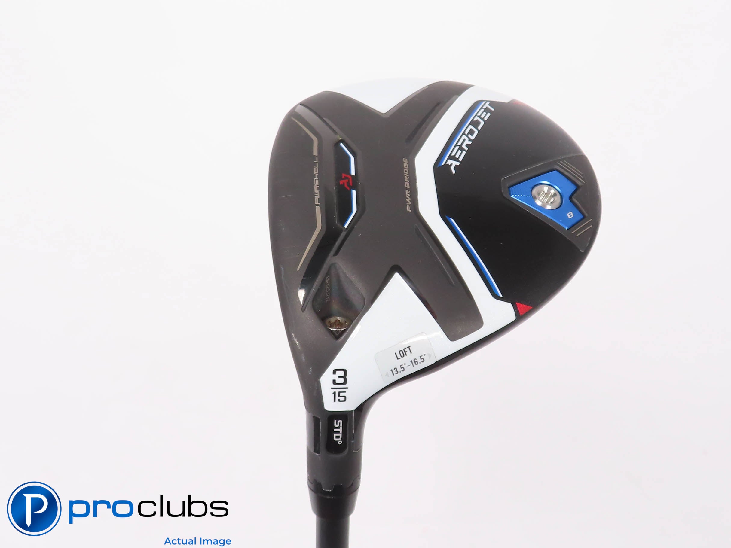 Left Handed Cobra AEROJET 15* 3 WOOD - UST Helium Black 5F4 Stiff Flex 453058