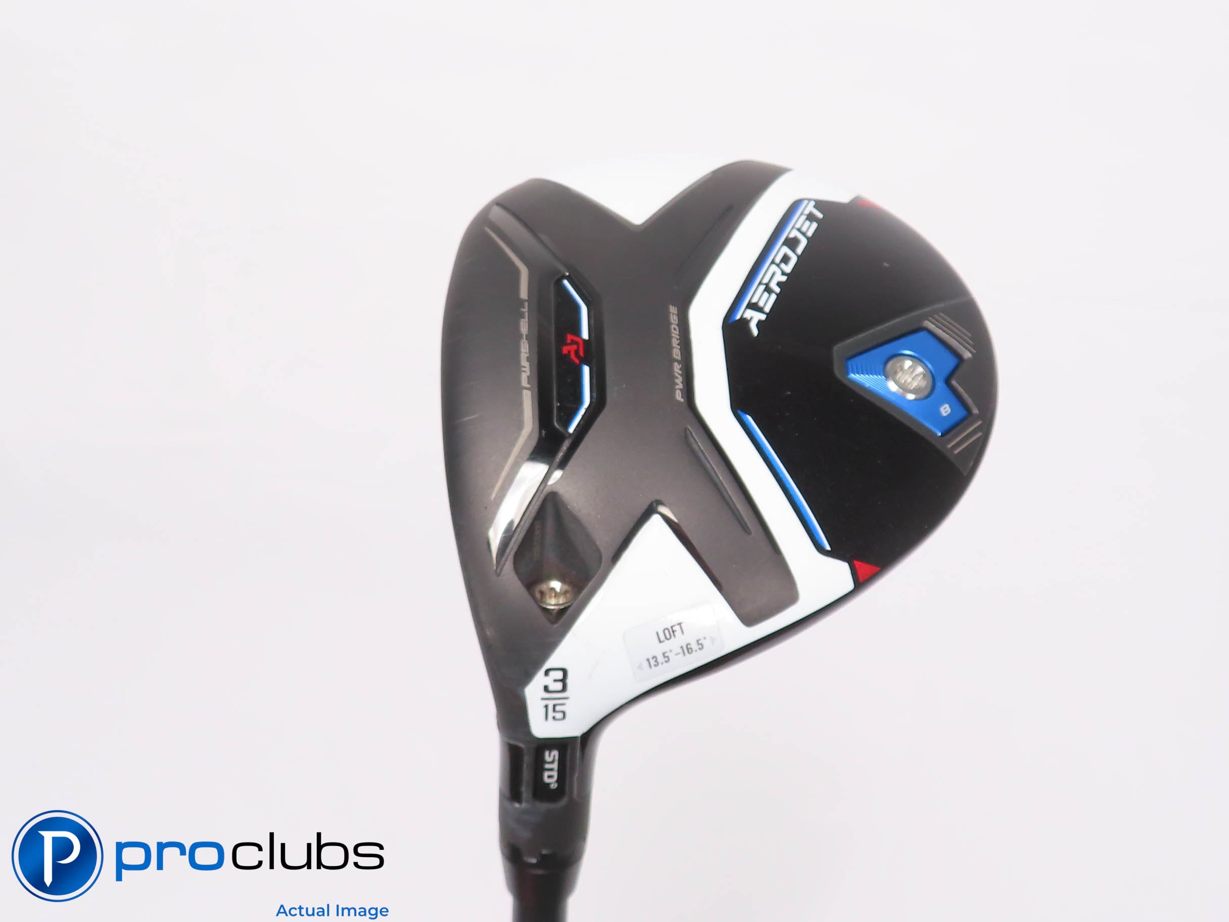 Left Handed Cobra AEROJET 15* 3 WOOD - UST Helium Black 5F4 Stiff Flex 453056