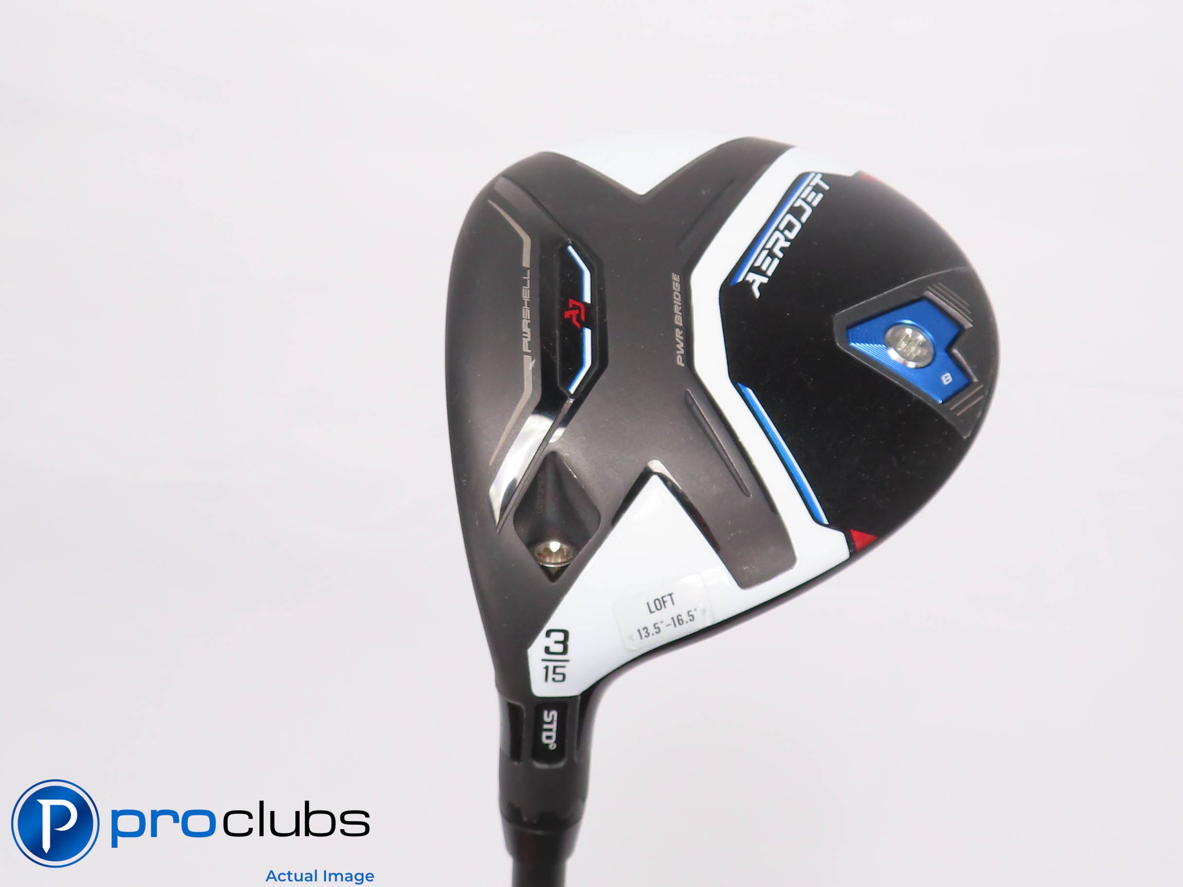 Left Handed Cobra AEROJET 15* 3 WOOD - UST Helium Black 5F3 Regular Flex 453040