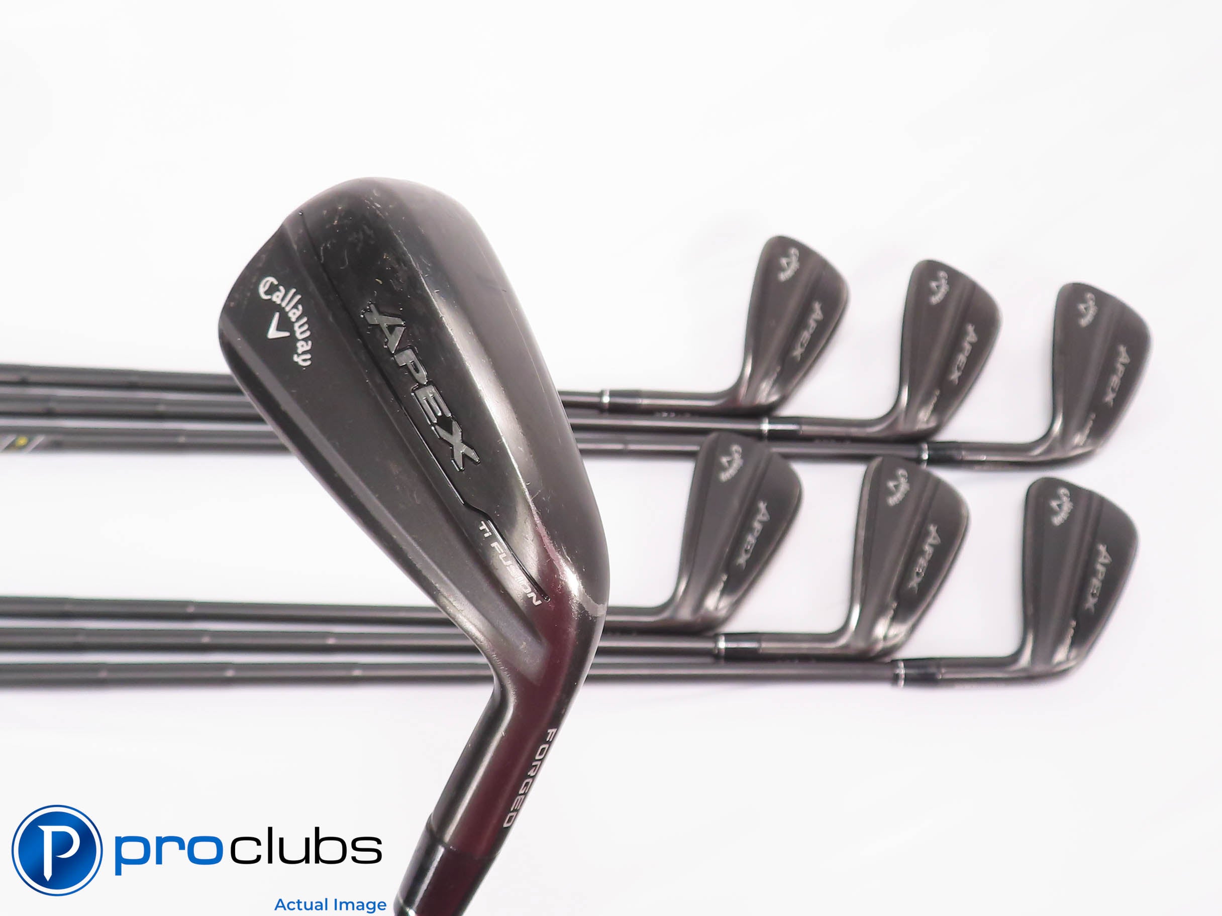 Nice Callaway '24 APEX TI FUSION 4-PW IRON SET - DG MID 115 Stiff Flex 459422