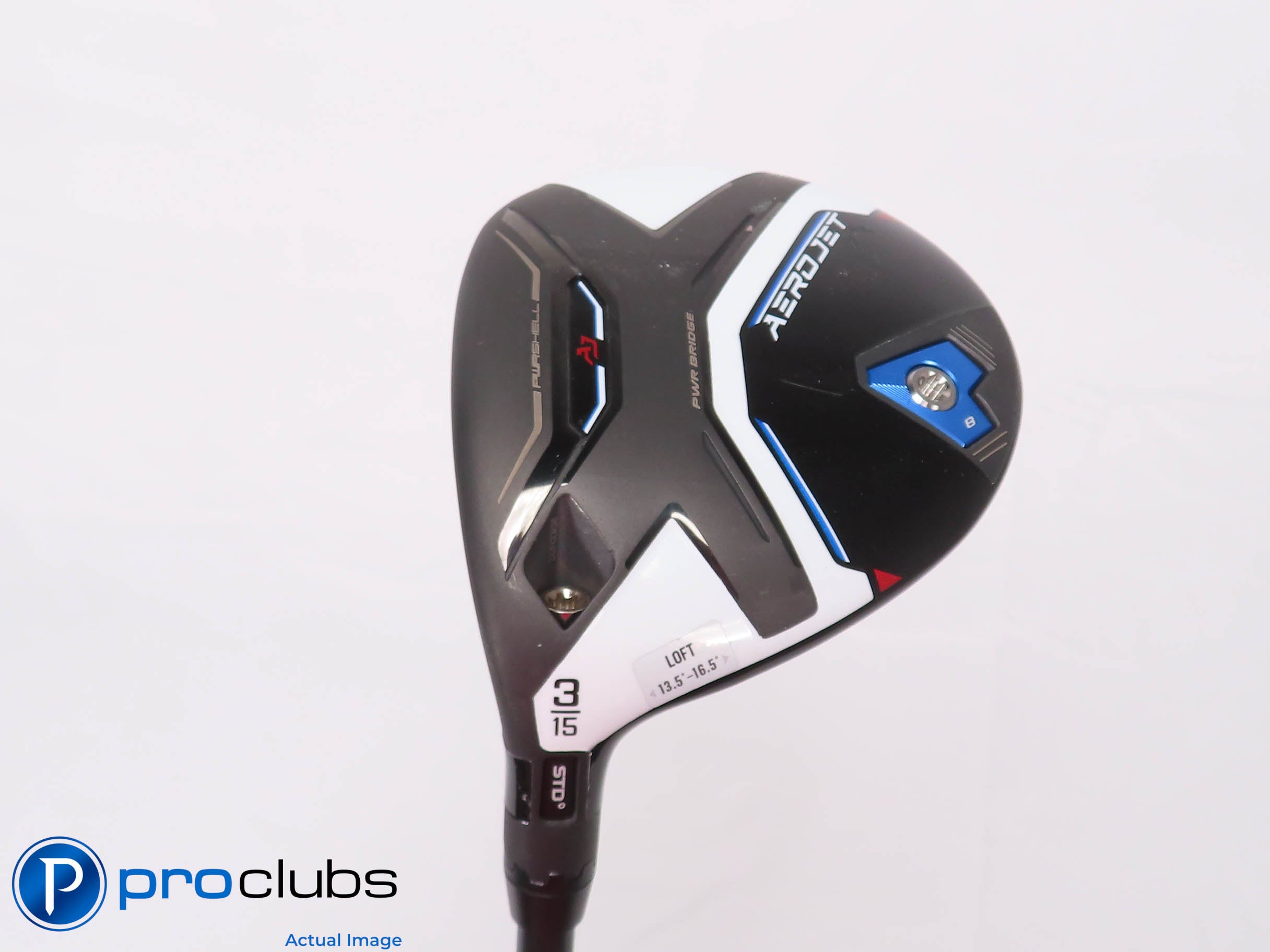 Left Handed Cobra AEROJET 15* 3 Wood - UST Mamiya Helium 5F4 Stiff Flex - 453041