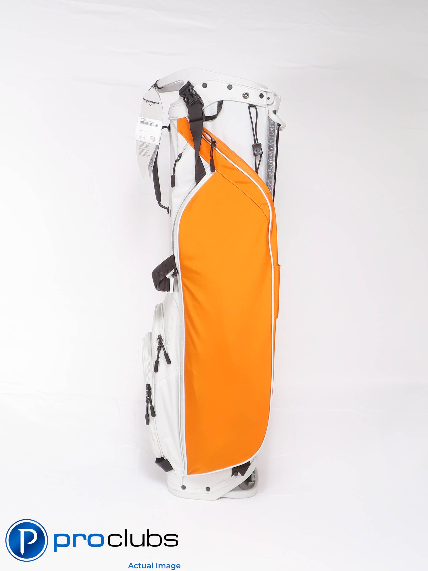 New! Callaway Hyperlite Zero Carry / Stand Bag w/ Rainhood - Orange - 459336
