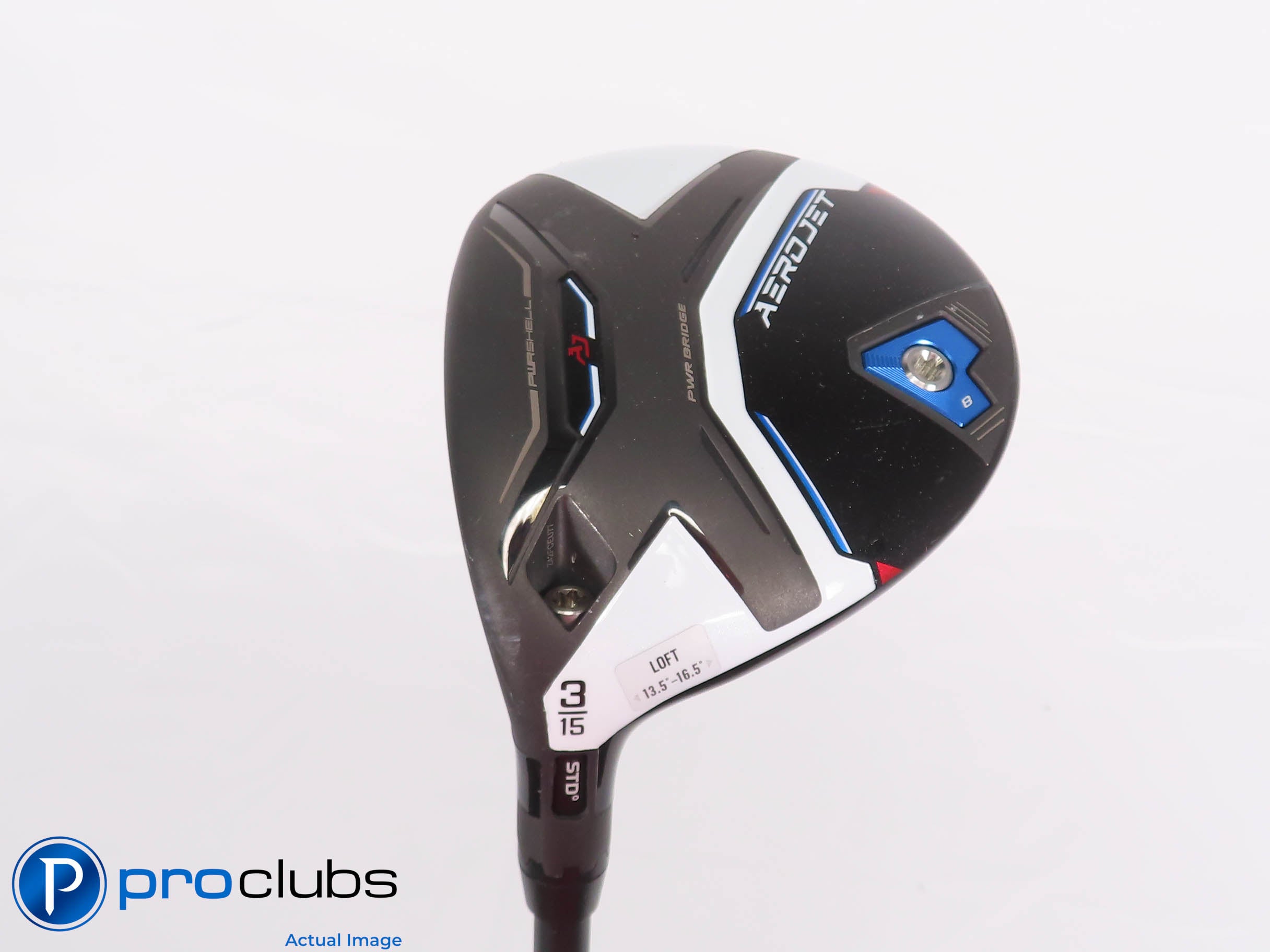 Left Handed Cobra AEROJET 15* 3 WOOD - UST Helium Black 5F4 Stiff Flex 453050