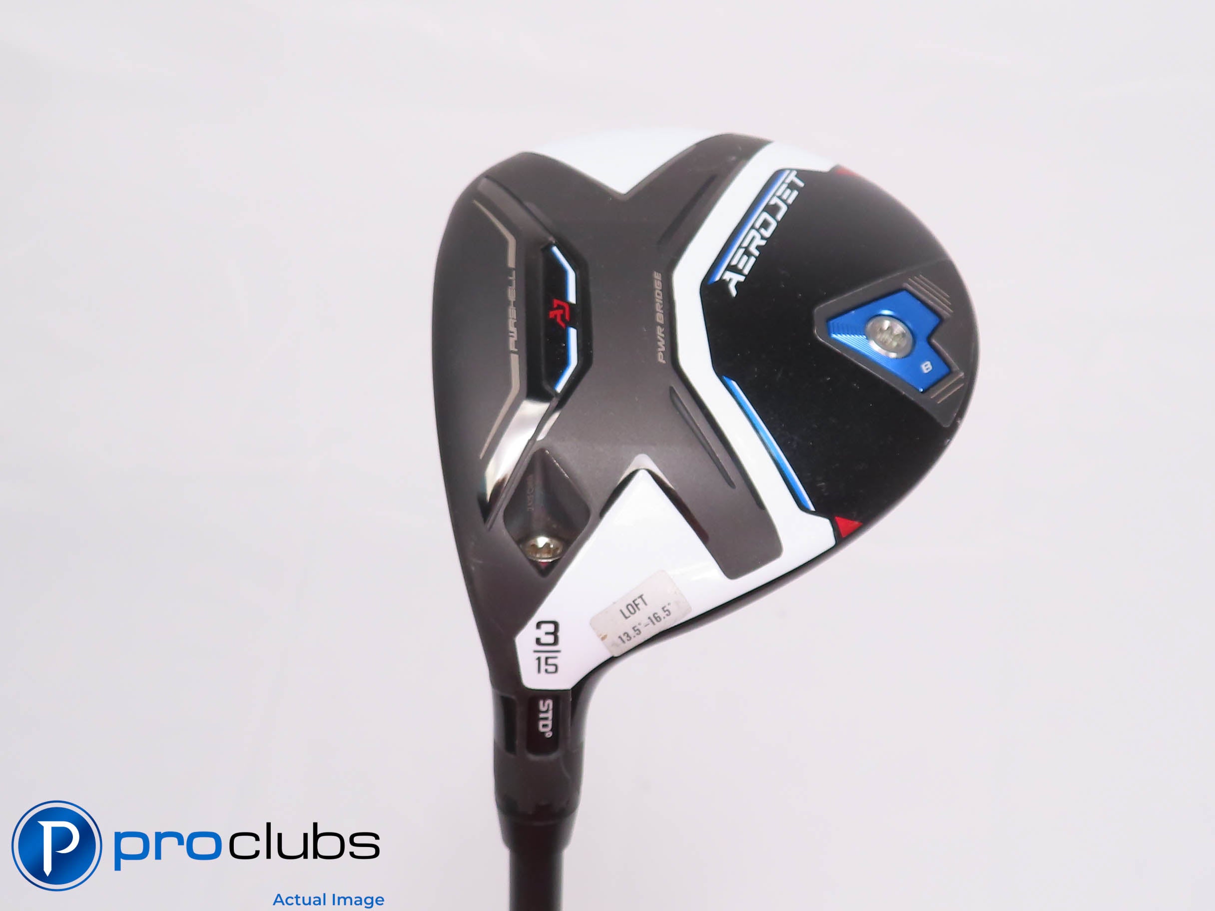 Left Handed Cobra AEROJET 15* 3 WOOD - UST Helium Black 5F4 Stiff Flex 453059