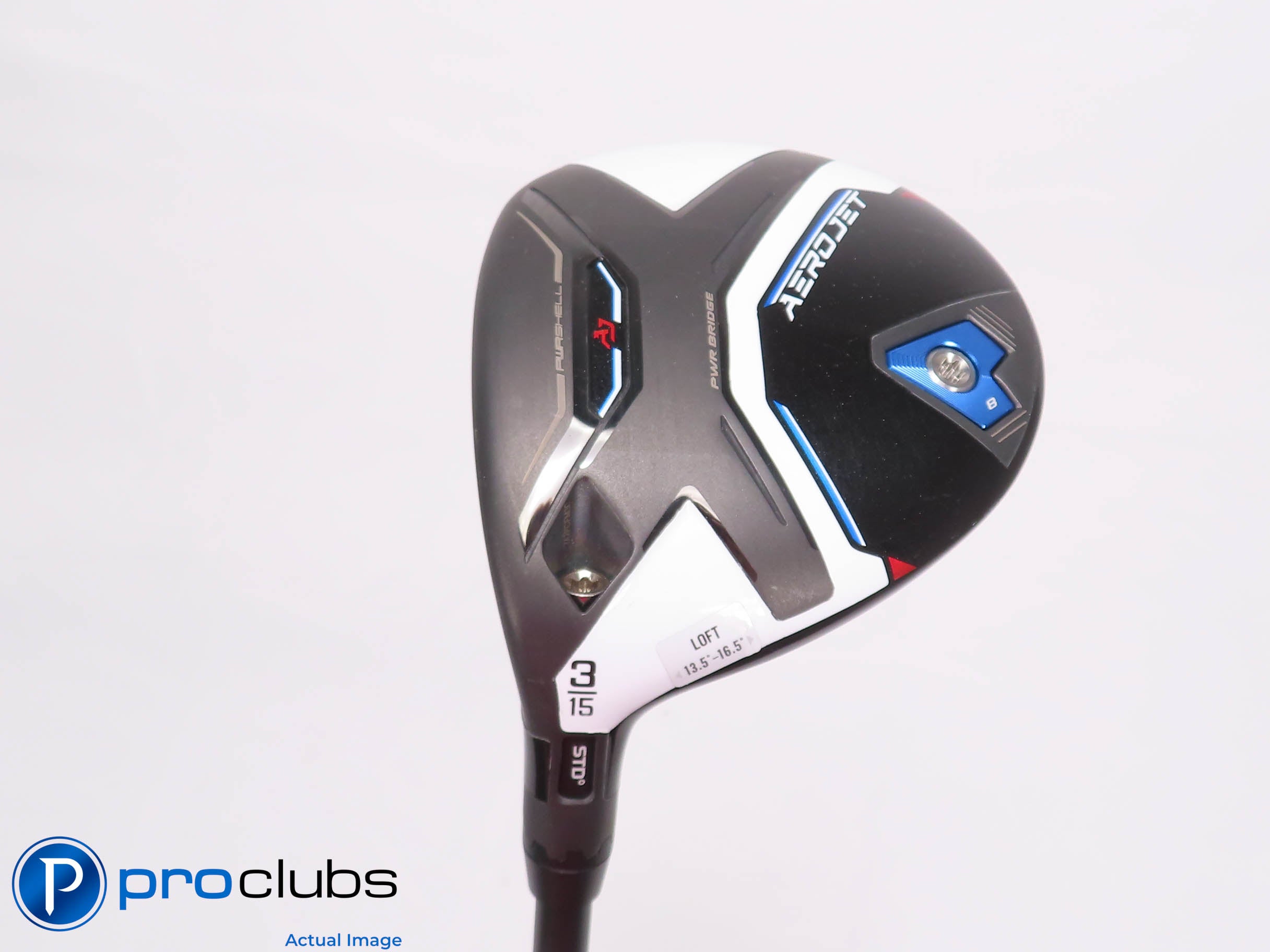 Left Handed Cobra AEROJET 15* 3 WOOD - UST Helium Black 5F4 Stiff Flex 453055