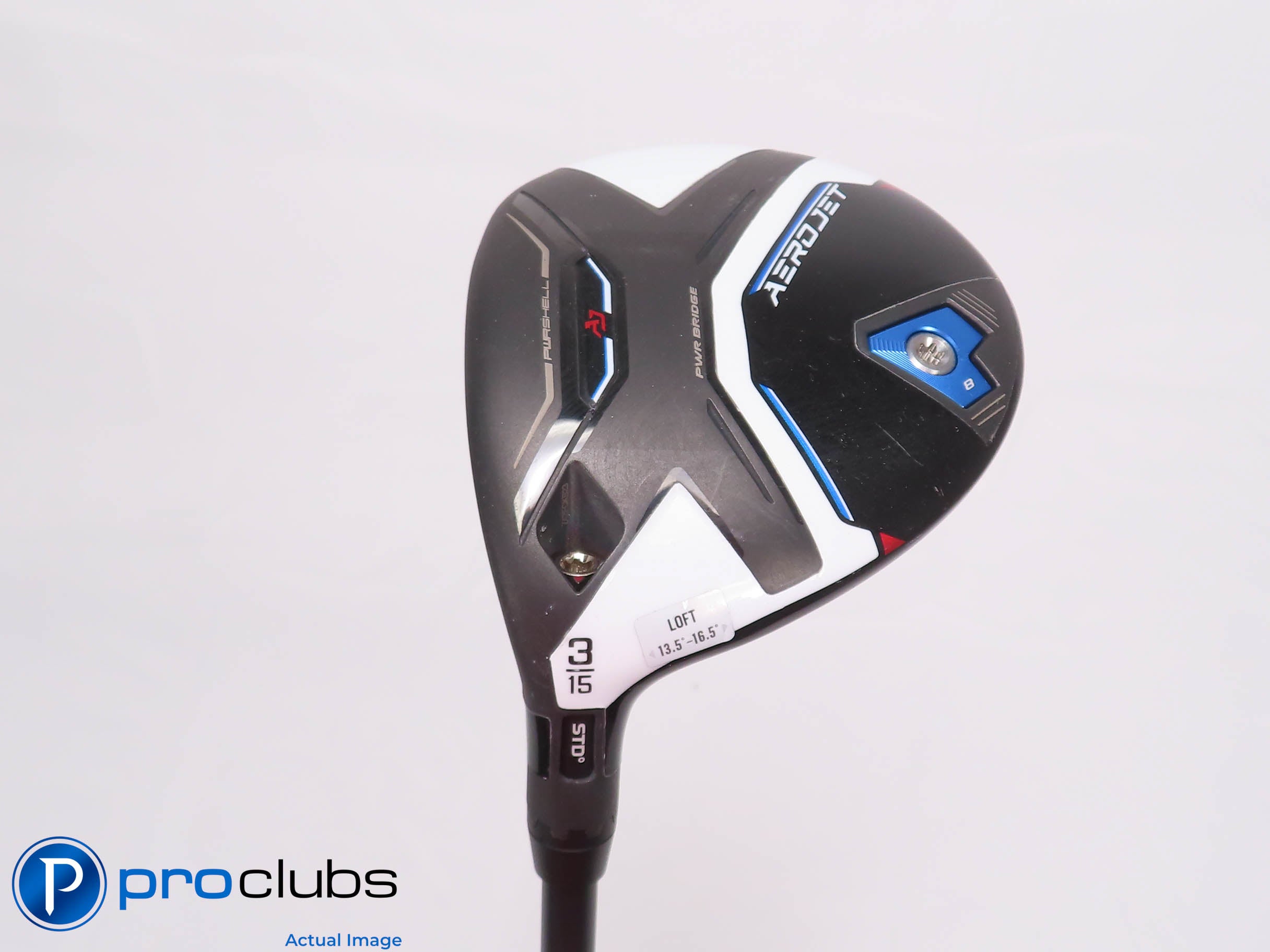 Left Handed Cobra AEROJET 15* 3 WOOD - UST Helium Black 5F3 Regular Flex 453066