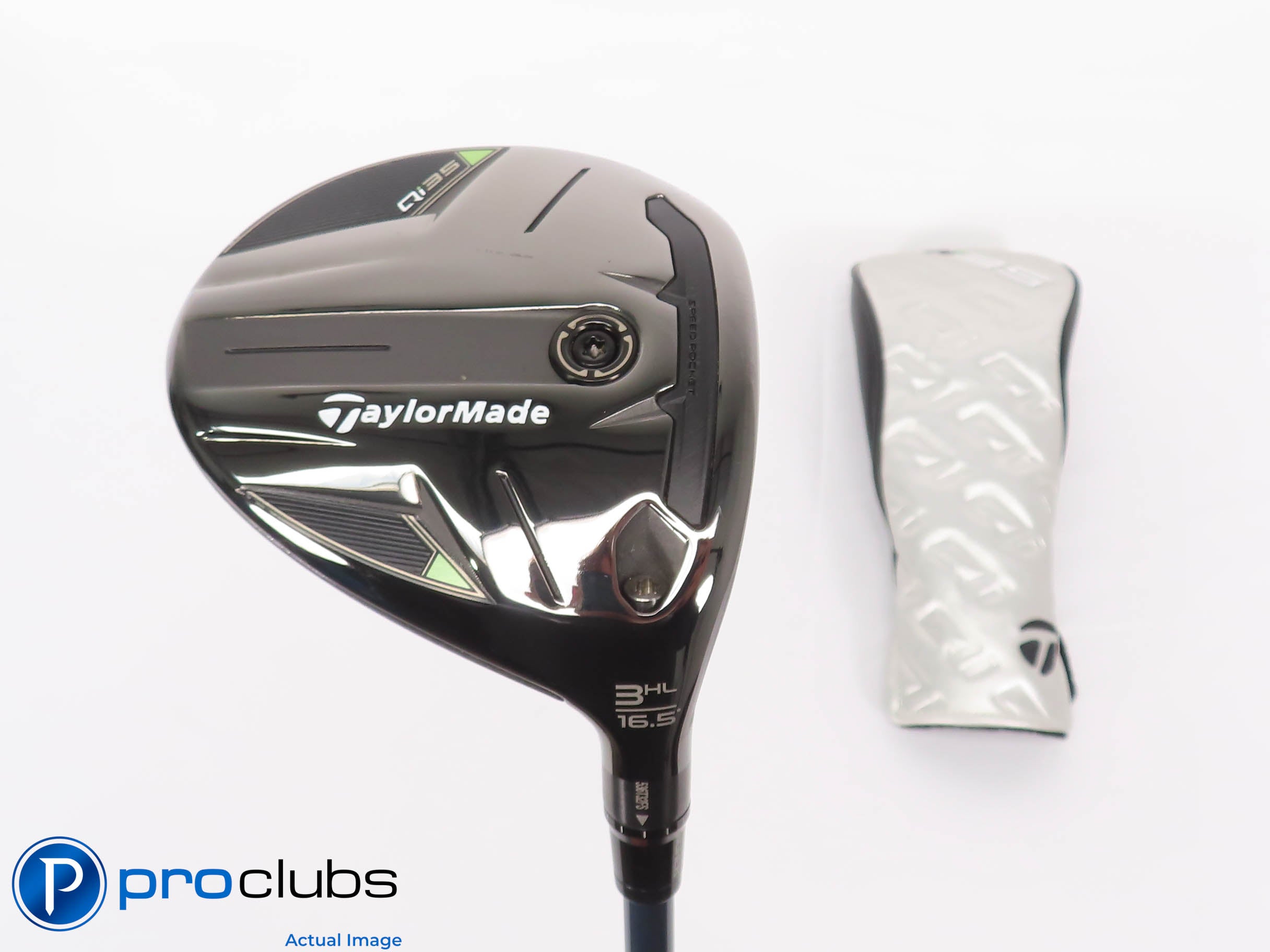 Mint! TaylorMade Qi35 HL 16.5* 3 Wood w/ HC - Denali Blue 70g 6.0 Stiff - 459537