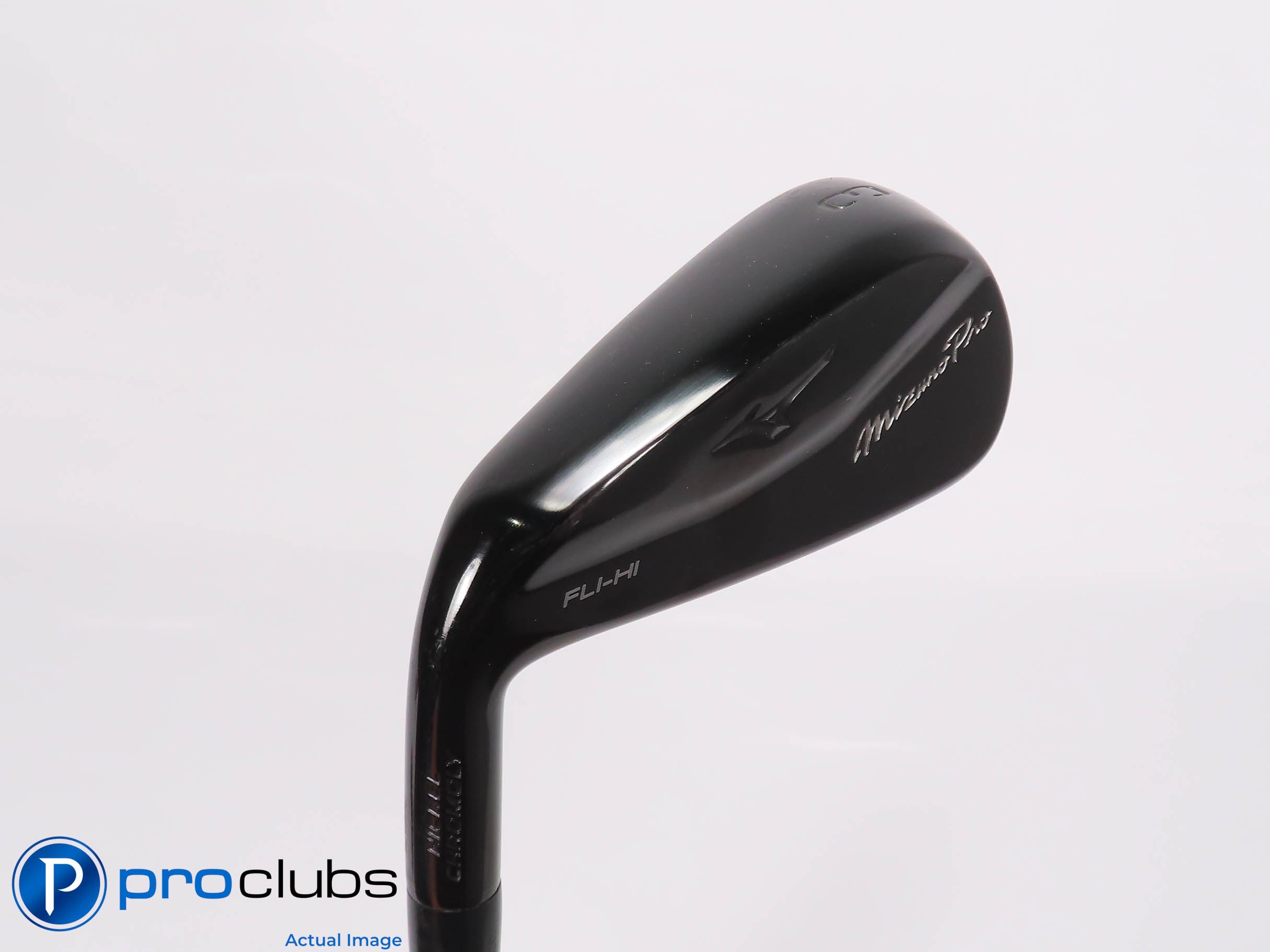 Left Handed Mizuno Pro FLI-HI Driving 3 Iron - Tour White AMT Regular - 459499