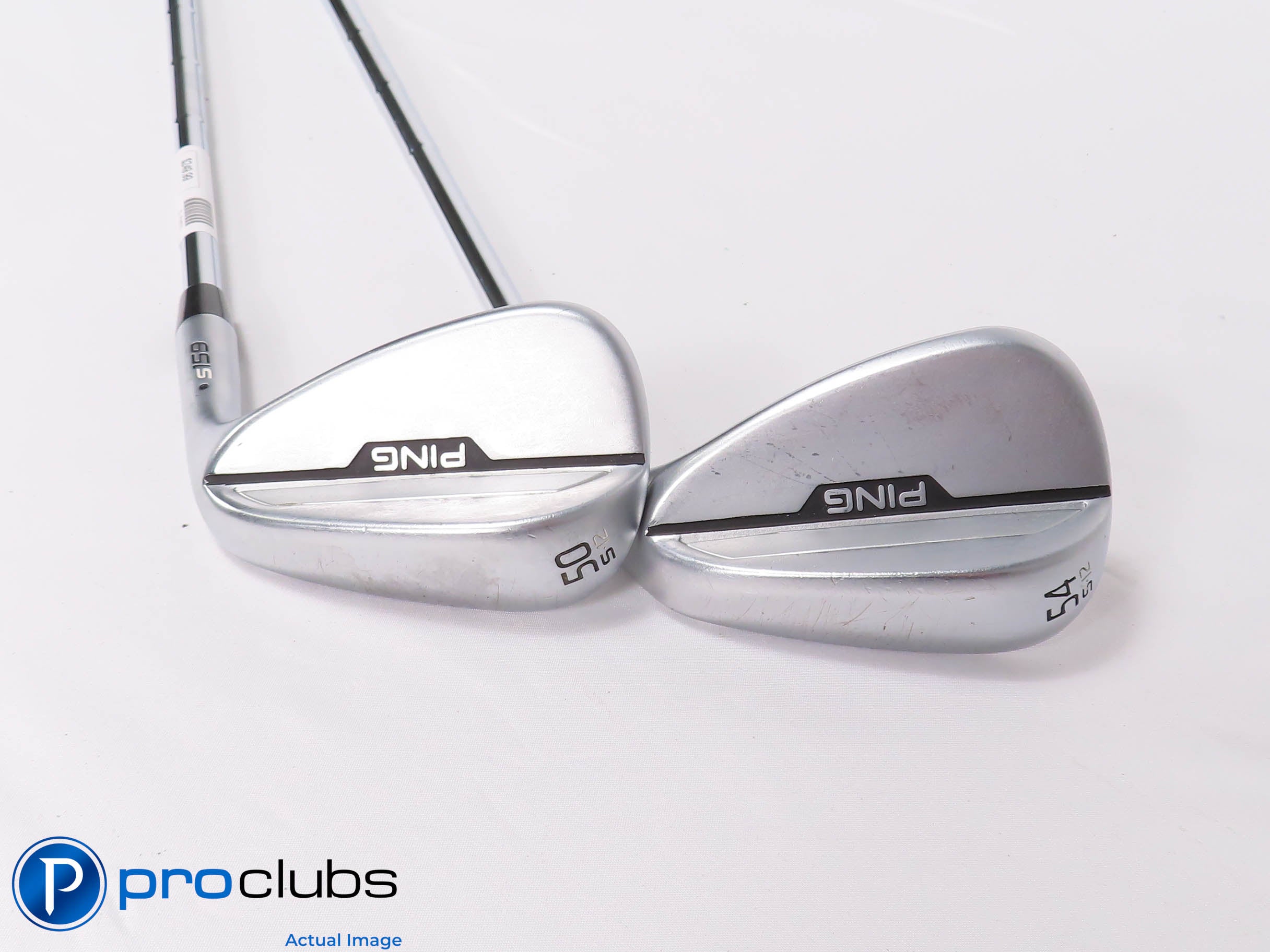 Ping S159 Black Dot 50*,54* Chrome Wedge Set - Dynamic Gold MID Stiff - 459600