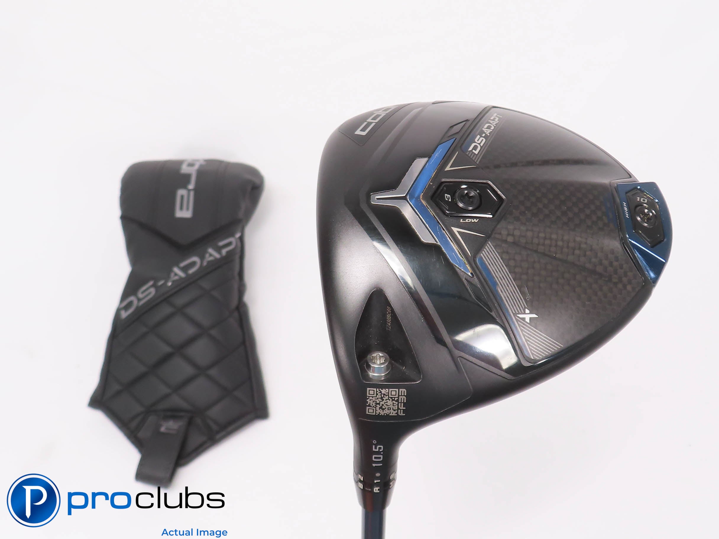 Nice Left Handed Cobra DS-ADAPT X 10.5* DRIVER w/HC - Denali Regular Flex 456411