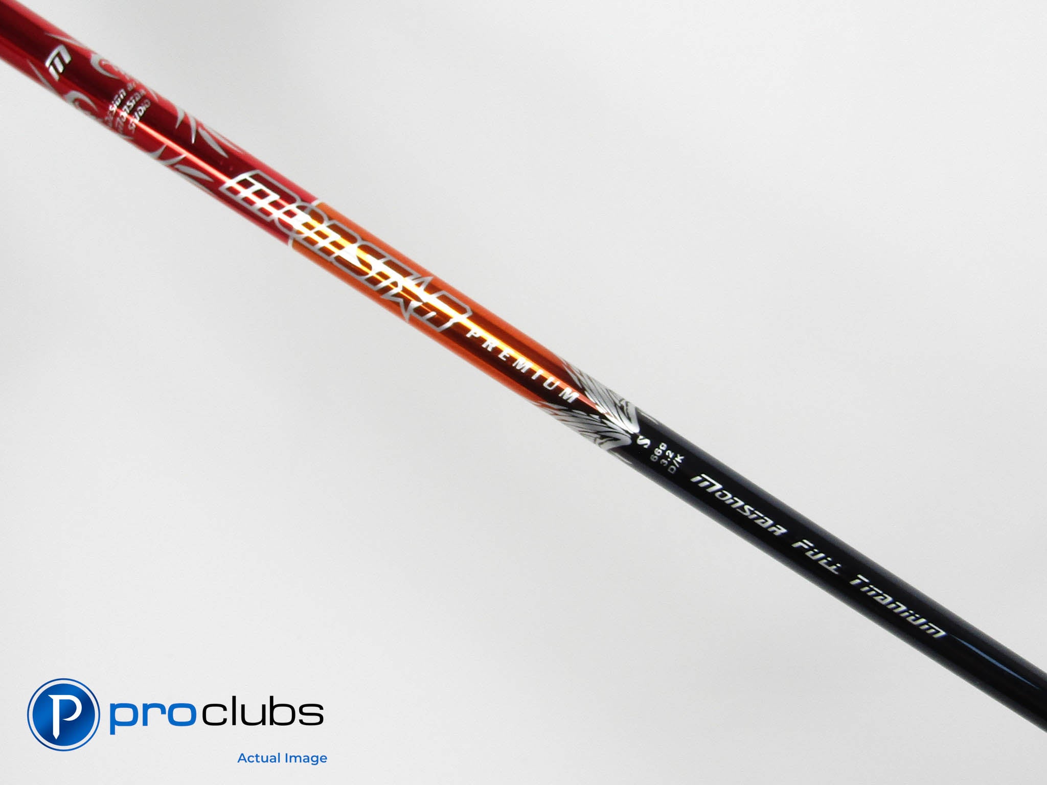 MONSTAR Premium Double Kick 66g Stiff Flex Driver Shaft w/ TaylorMade Tip 457085