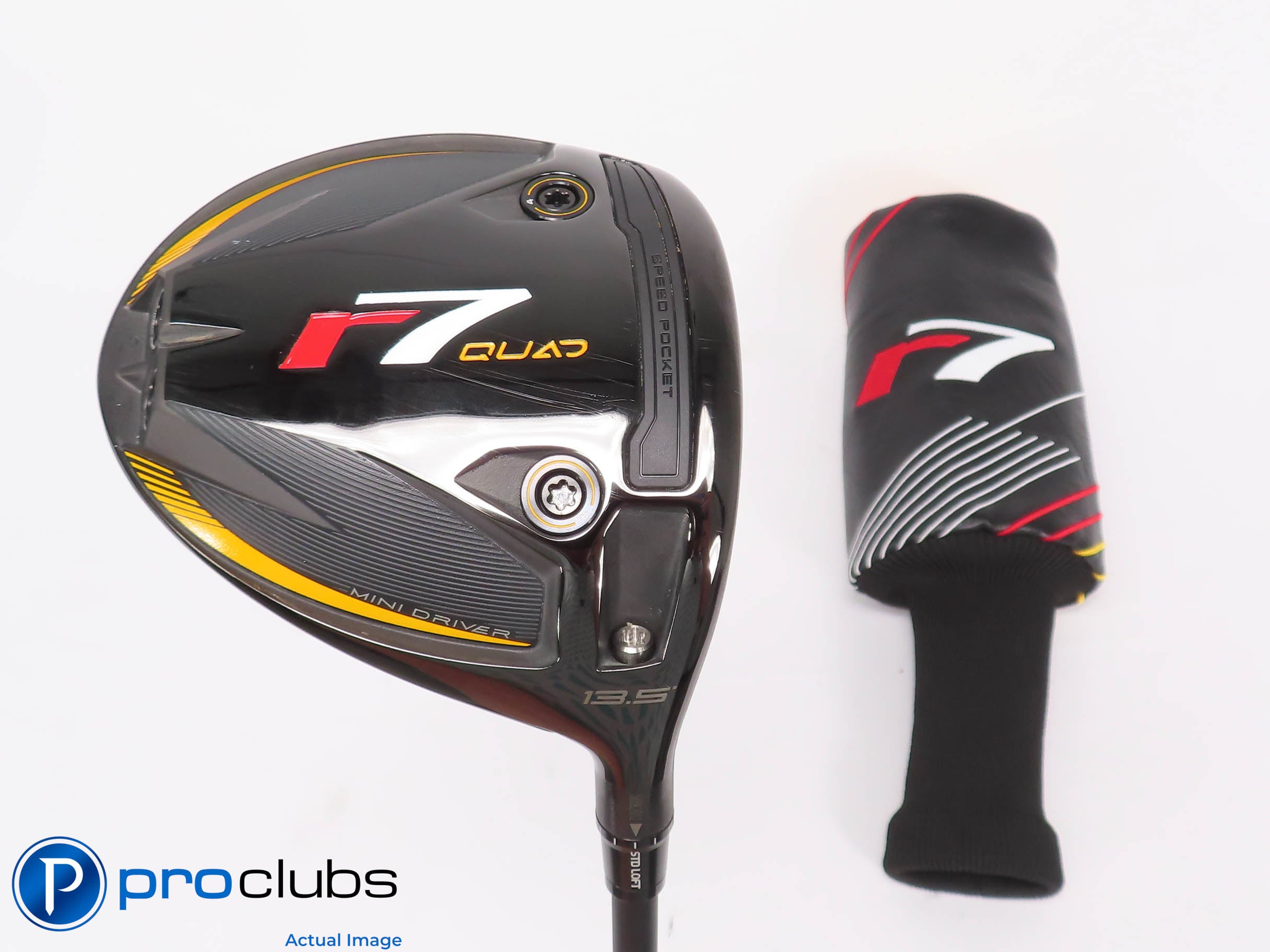 TaylorMade '25 R7 QUAD 13.5* MINI DRIVER w/HC - Vanquish Senior Flex - 457545