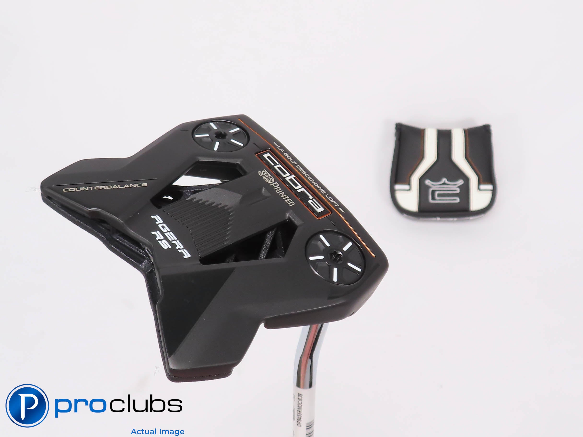 Mint Cobra '24 KING 3D Printed AGERA-RS Single Bend 38" PUTTER w/Cover 457416