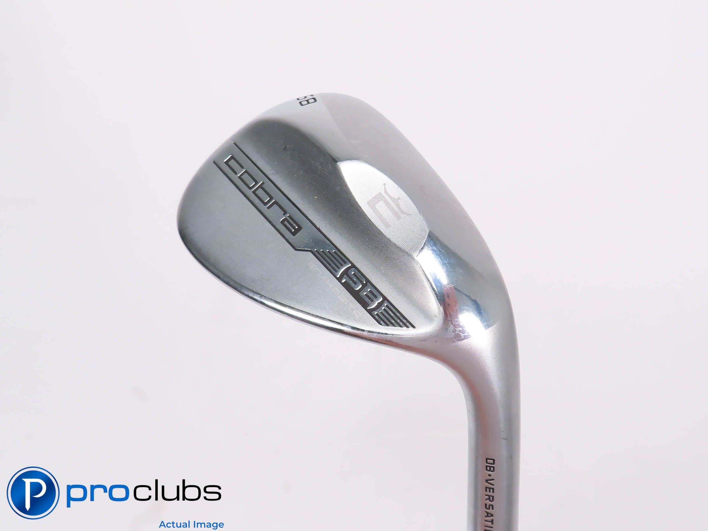 Nice Cobra '23 SB Chrome 58*(8*) WEDGE V-Grind - KBS 125 Stiff Flex Steel 456718