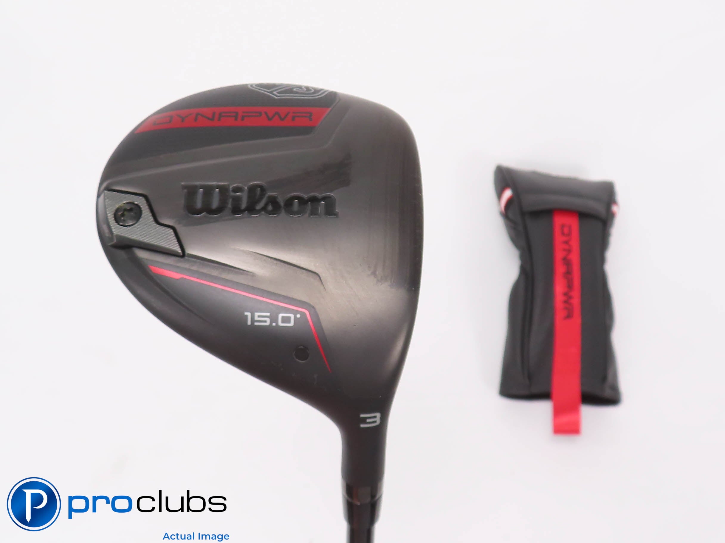 Wilson Staff DYNAPWR 15* 3 Wood w/HC - HZRDUS RDX Red 60g 5.5 Regular - 457282