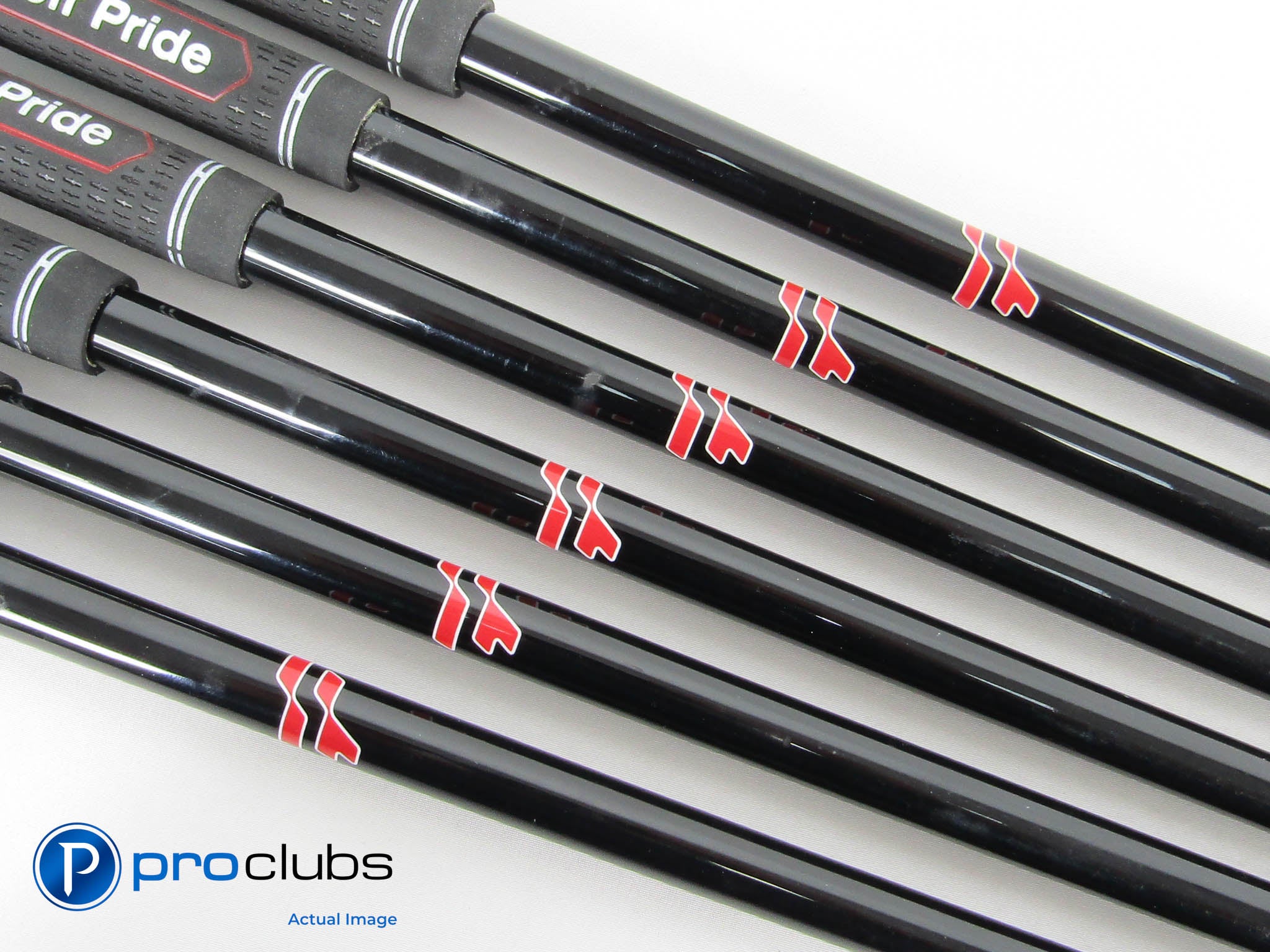 6pc TERRA FORZA Tour Trace 125g X-Flex Graphite Iron Shaft Set .370" Tip #457163