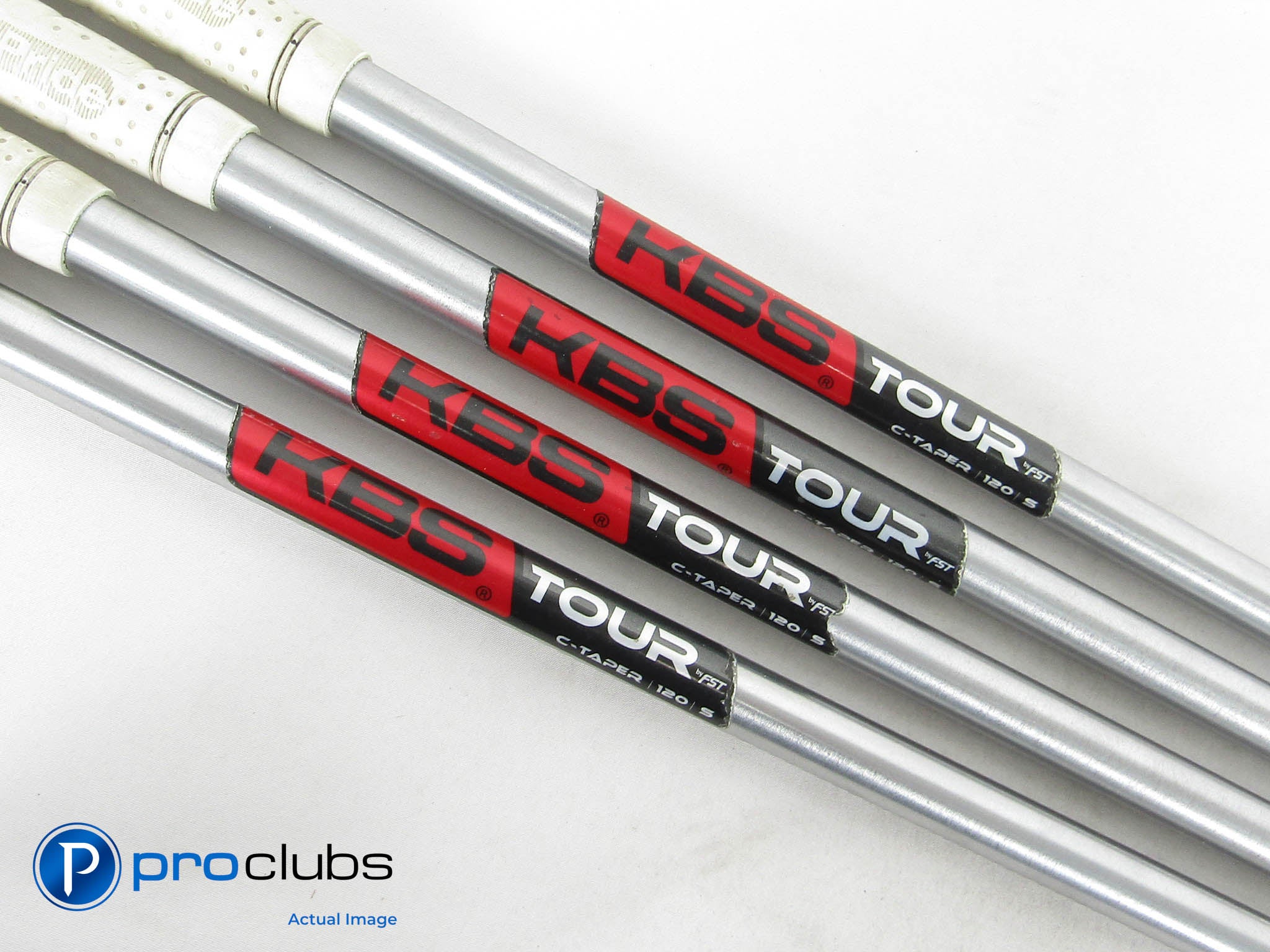 4pc KBS TOUR C-TAPER 120 Stiff Flex Steel Iron Shafts (7-PW) .355" #445931