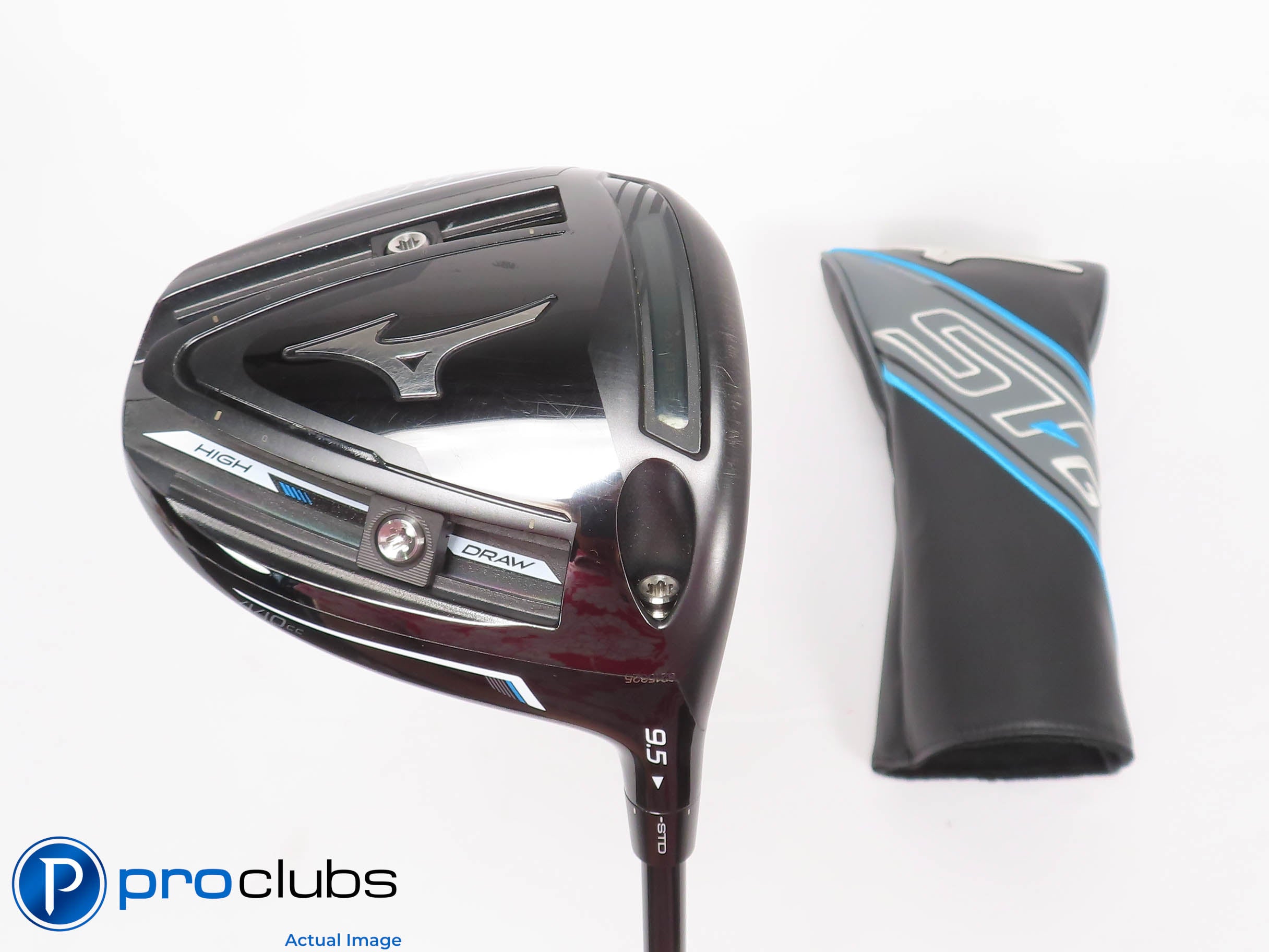 Nice Mizuno ST-G 440cc 9.5* DRIVER w/Cover - Kai'li Blue 50 Regular Flex 457553