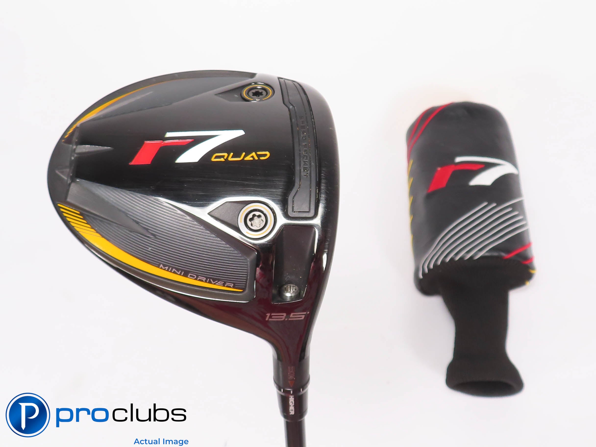 Nice TaylorMade '25 R7 QUAD 13.5* MINI DRIVER w/HC Speeder 5 Regular Flex 457895