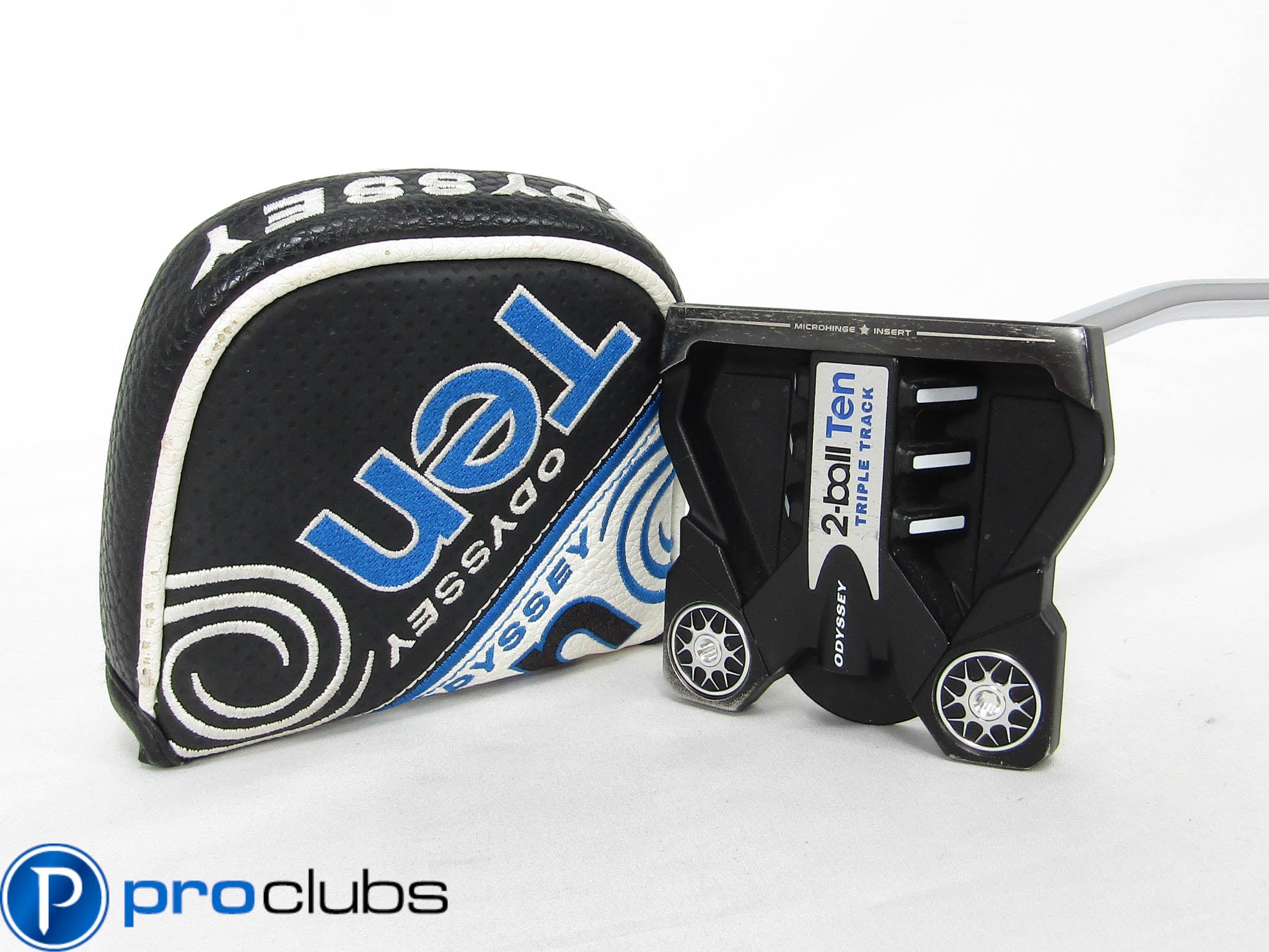 Tour Issue! ODYSSEY 2-BALL TEN TRIPLE TRACK SINGLE BEND PUTTER STROKE LAB (TC#)