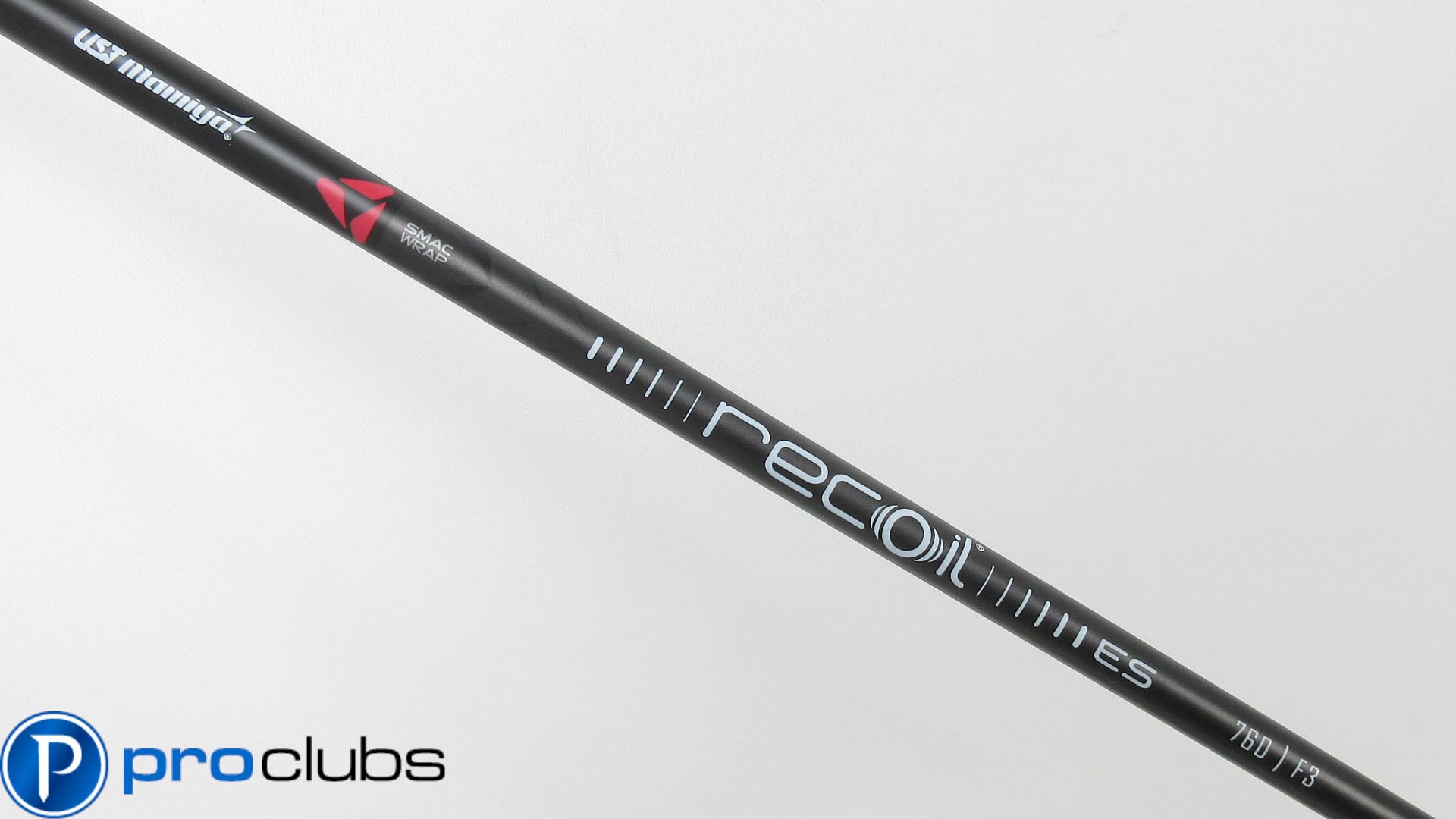 1pc .370 UST Mamiya Recoil 760/780 ES SmacWrap Graphite Iron Shaft 1pc .370 UST Mamiya Recoil 760/780 ES SmacWrap Graphite Iron Shaft