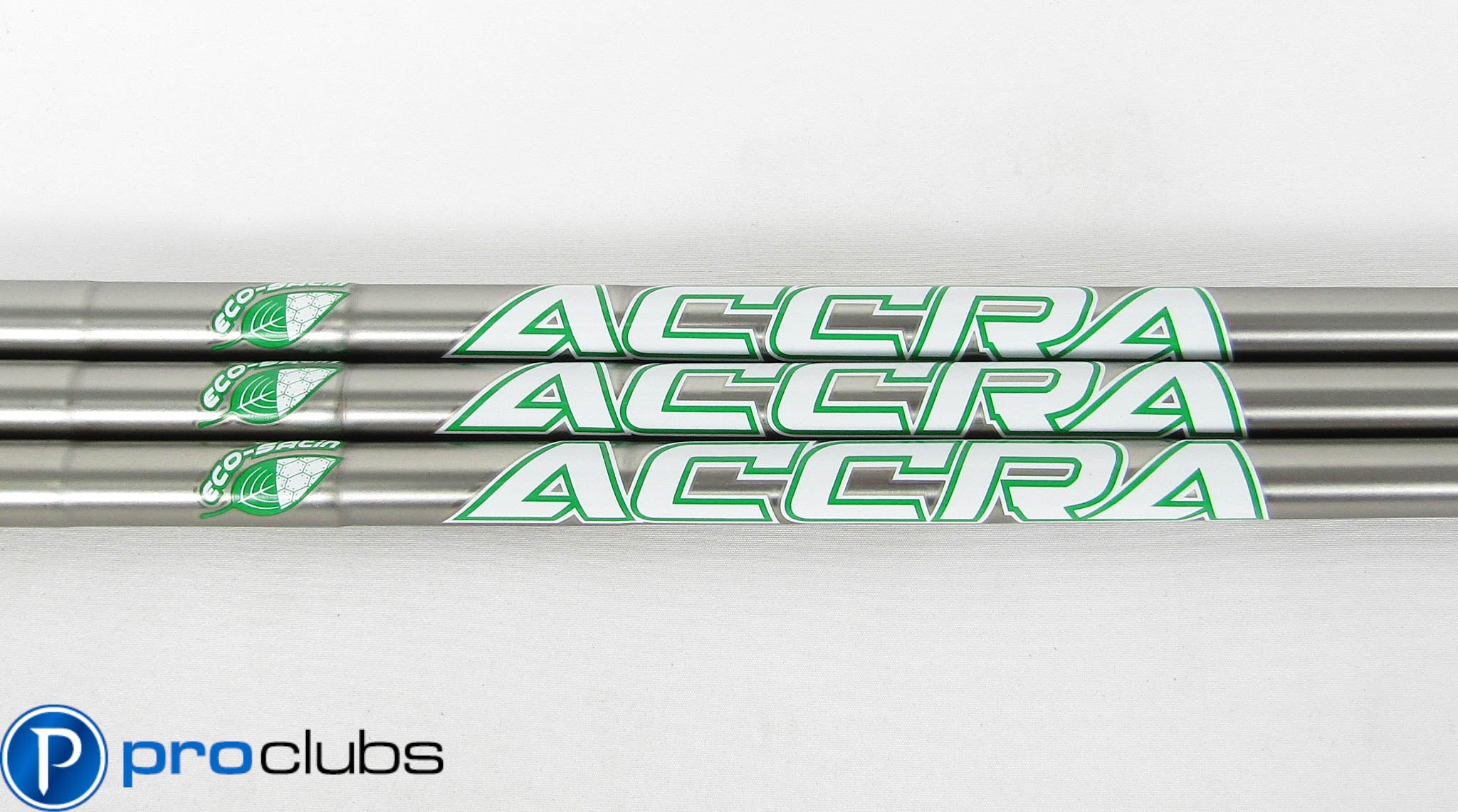 (3) NEW ACCRA i-SERIES ECO SATIN 105 REGULAR FLEX STEEL WEDGE SHAFTS .355 459581