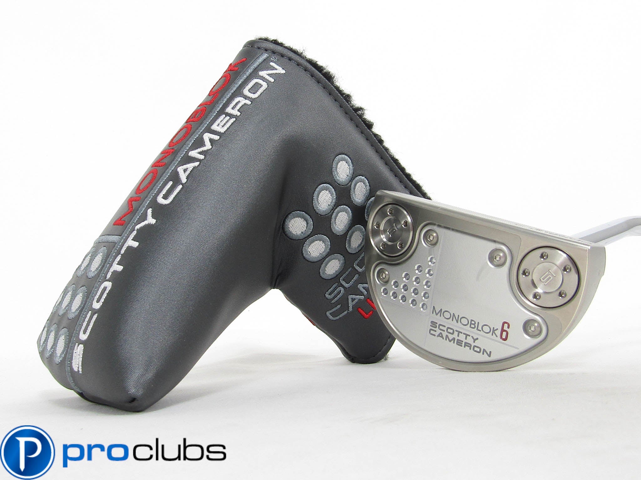 NEW SCOTTY CAMERON MONOBLOK #6 LIMITED RELEASE PUTTER 34" w/HEADCOVER #452419