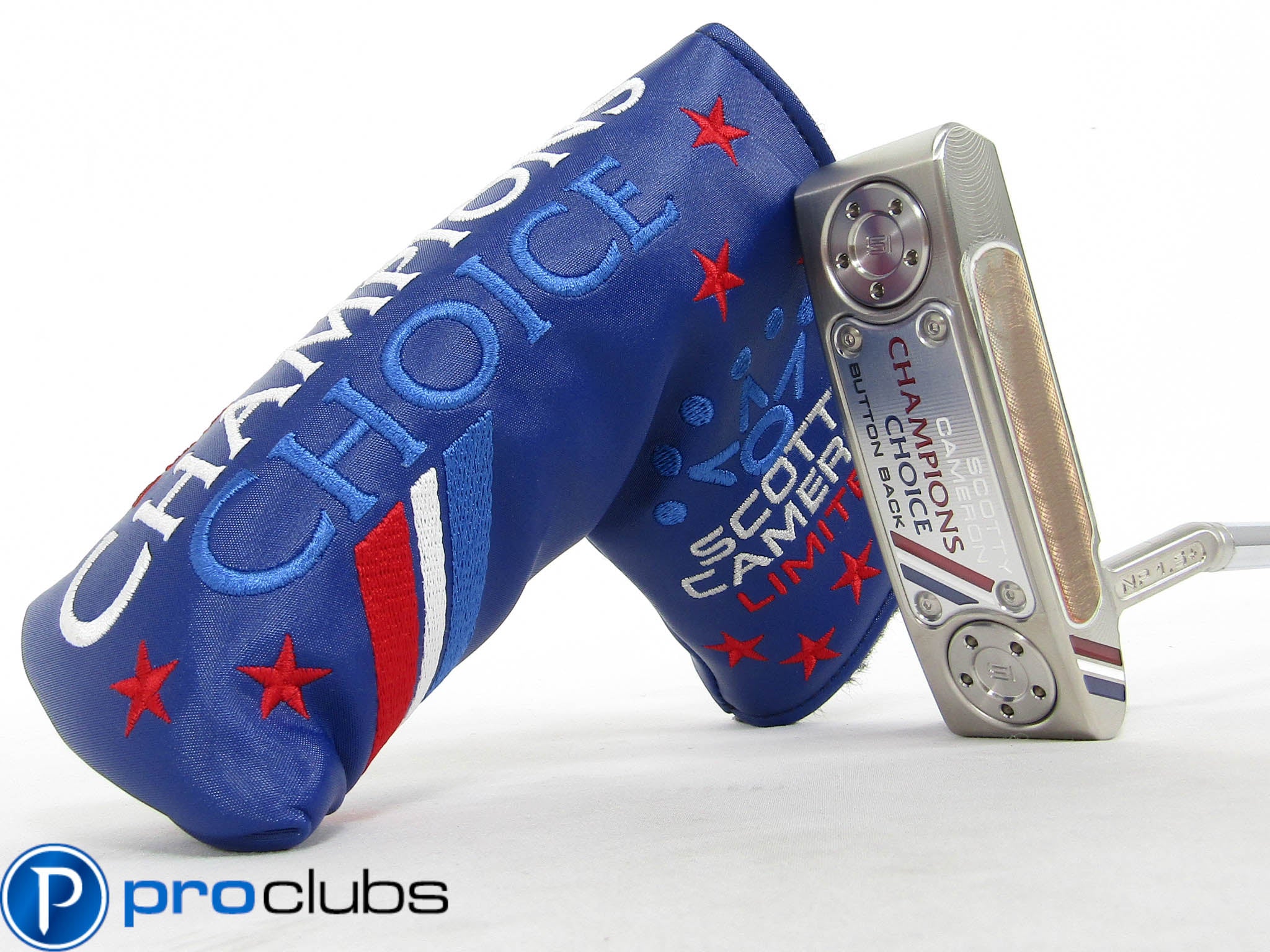 NEW SCOTTY CAMERON CHAMPIONS CHOICE NEWPORT 1.5+ BUTTON BACK PUTTER 34" #452416