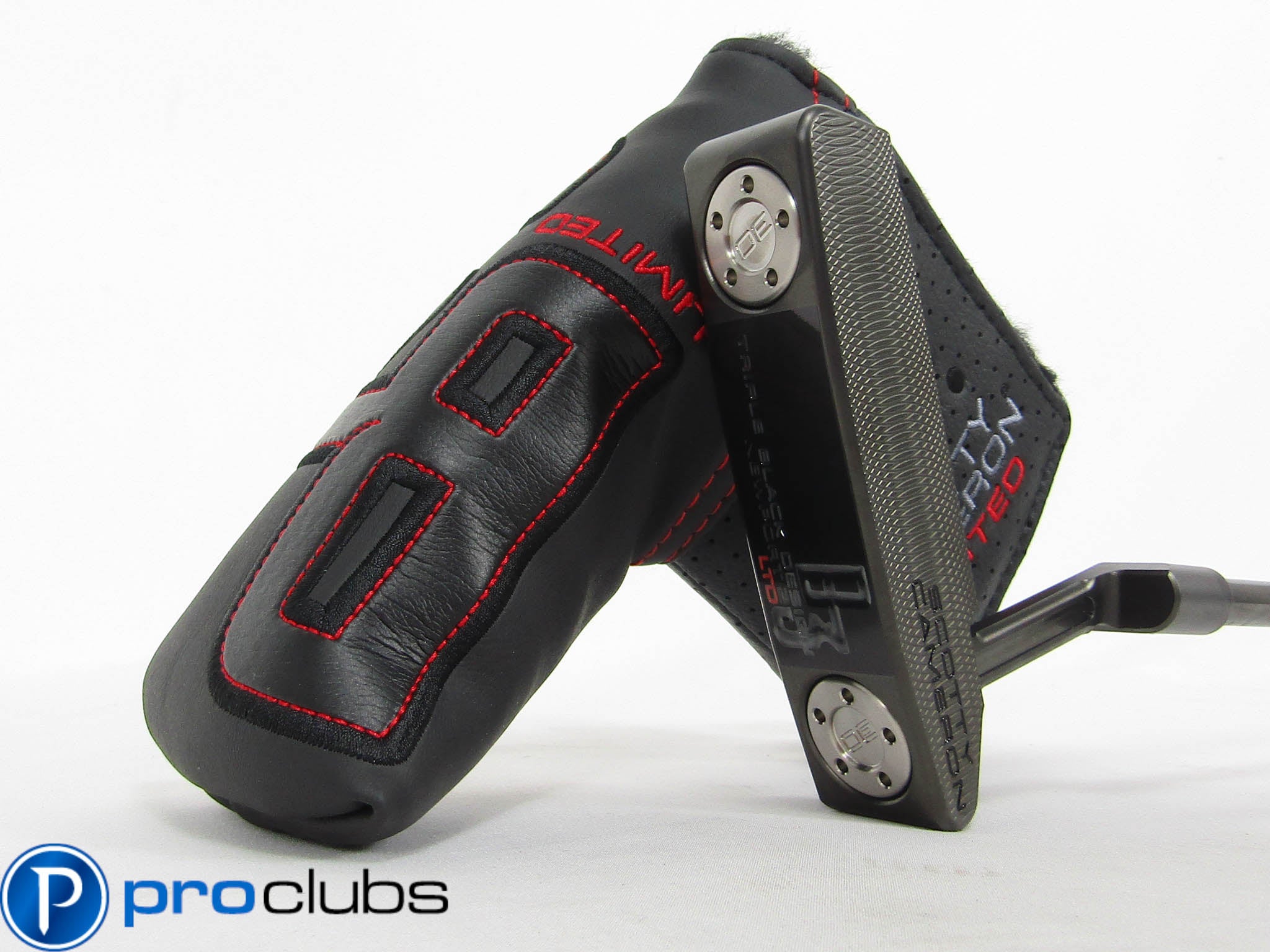 NEW SCOTTY CAMERON TRIPLE BLACK B3 NEWPORT PUTTER 35" w/HEADCOVER #452422