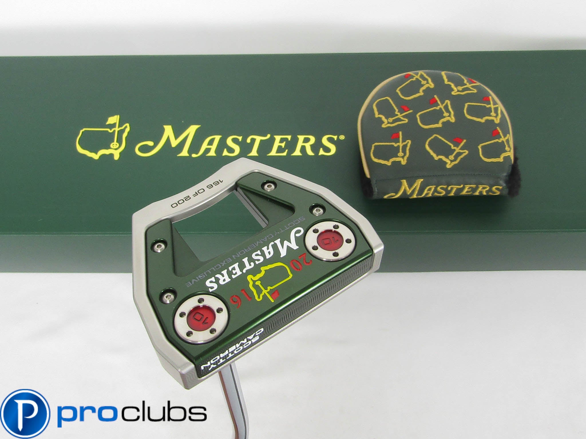 NEW SCOTTY CAMERON '2016 MASTERS FUTURA X7M PUTTER -IN BOX- (#166 of 200)