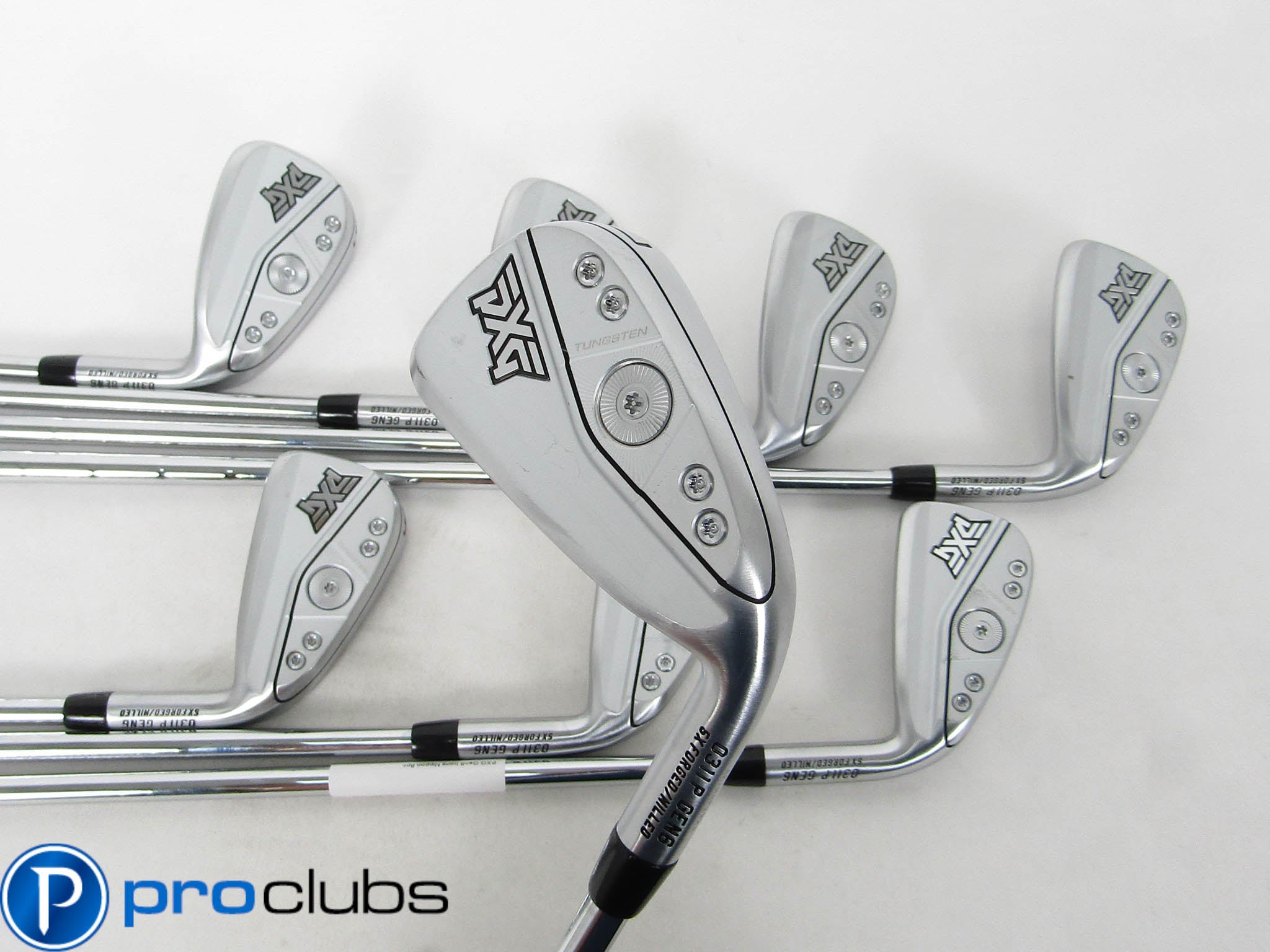MINT! PXG GEN6 0311P FORGED IRONS 4-PW,GW STEEL NIPPON 950GH REGULAR FLEX 457904