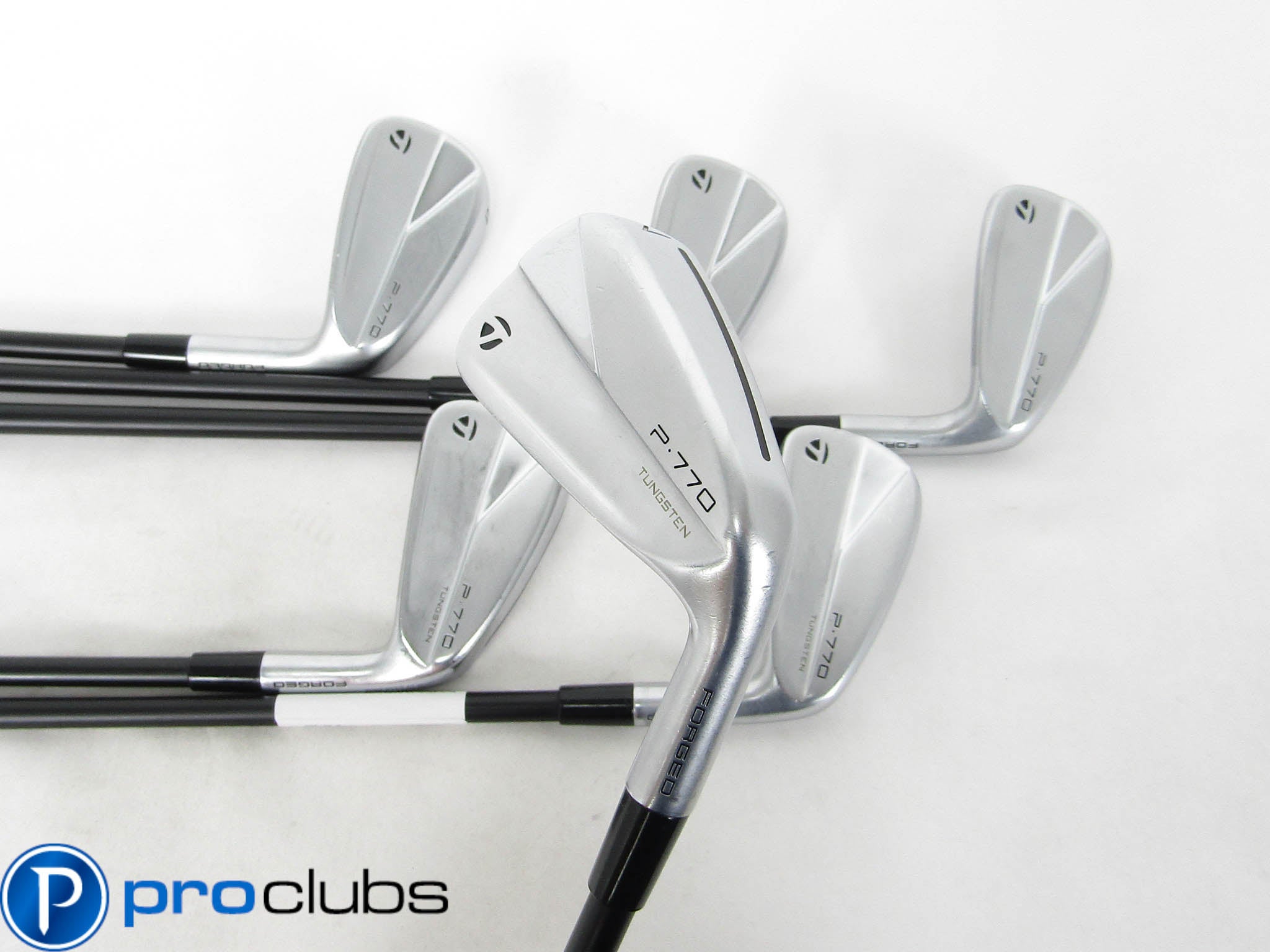 TAYLORMADE '2023 P-770 IRONS 5-PW GRAPHITE KBS MAX 75 R+ REGULAR PLUS (-1/2")