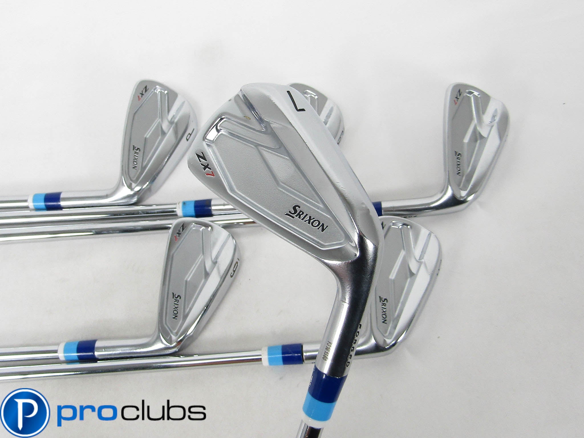 SRIXON ZX7 FORGED IRONS 5-PW STEEL KBS $-TAPER 110 REGULAR FLEX #455655
