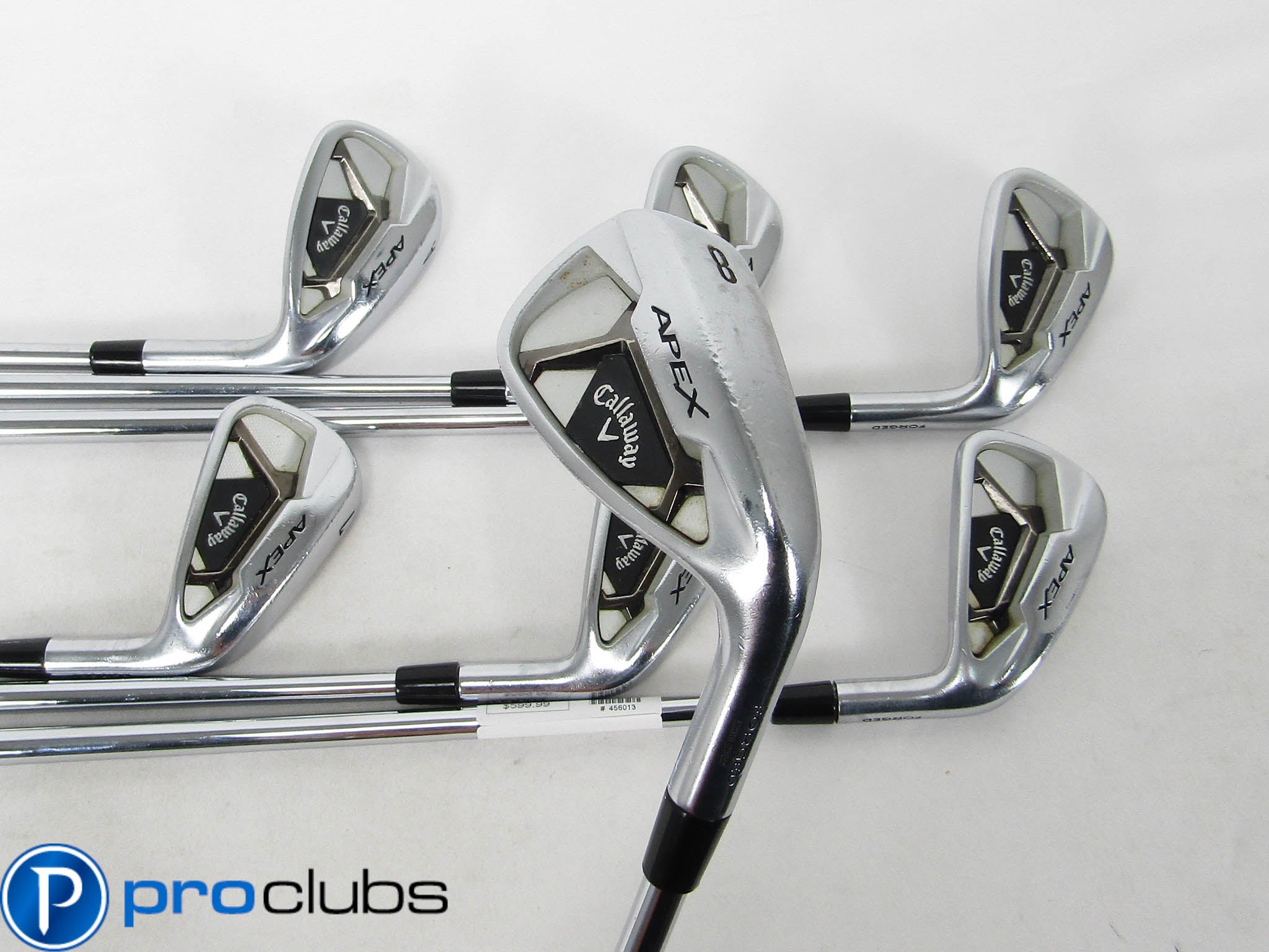 CALLAWAY APEX '21 FORGED IRONS 5-PW,AW STEEL PROJECT X 6.0 STIFF (-1/2") #456013