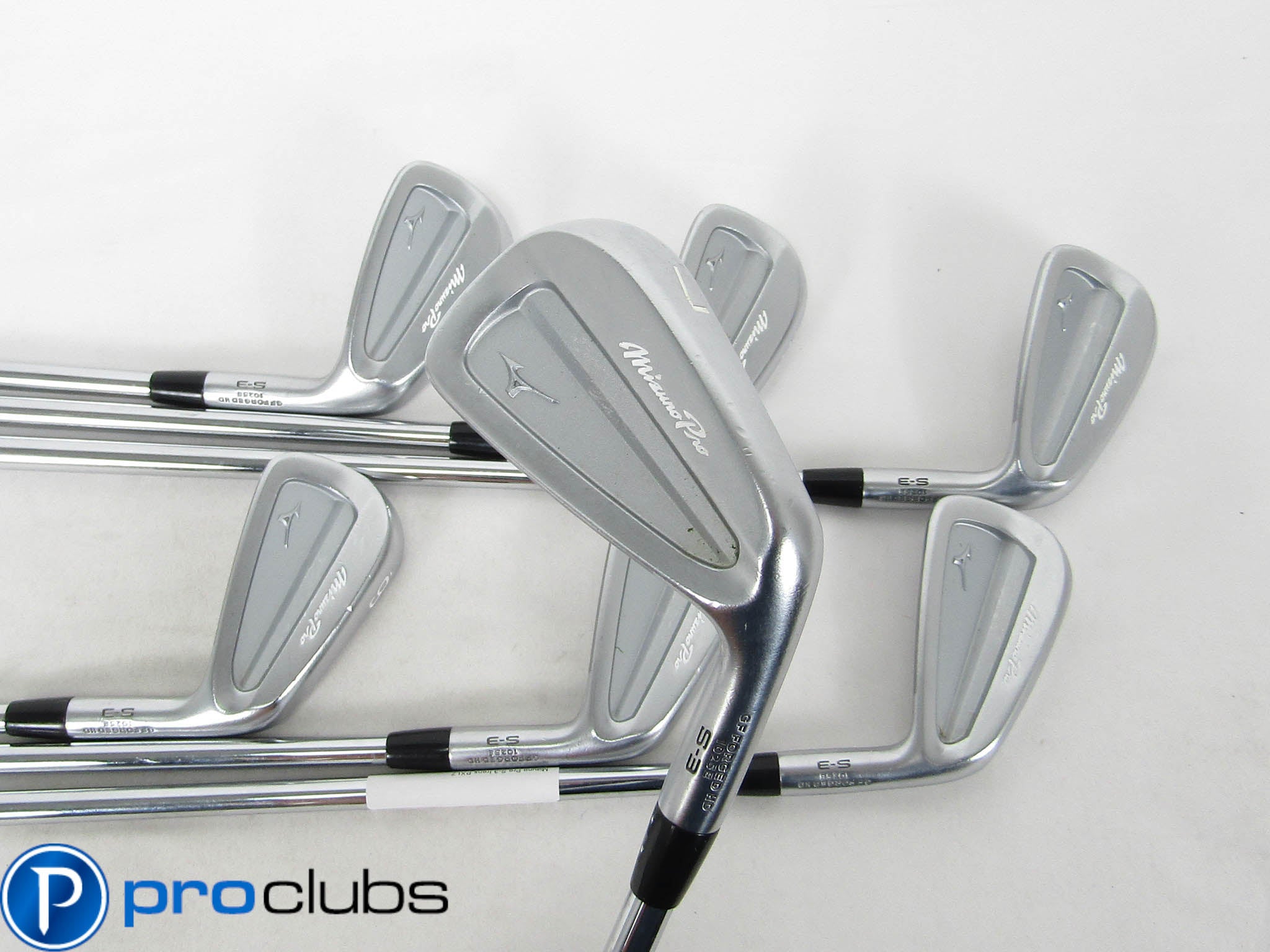 MIZUNO PRO S-3 FORGED IRONS 4-PW STEEL PROJECT X LZ 6.5 X-FLEX (+1/2") #457548