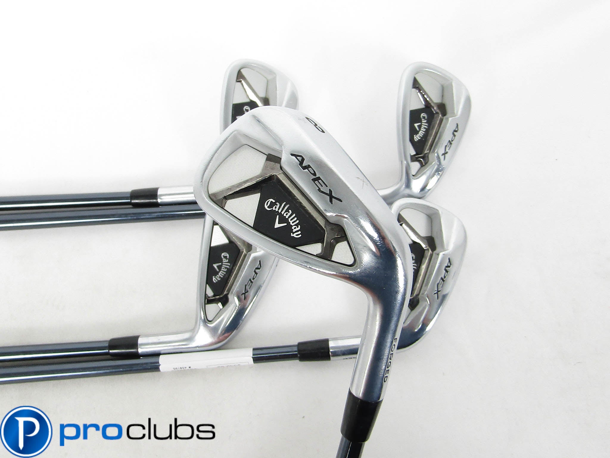 CALLAWAY '2021 APEX FORGED IRONS 6-PW GRAPHITE UST RECOIL DART 90 REGULAR FLEX