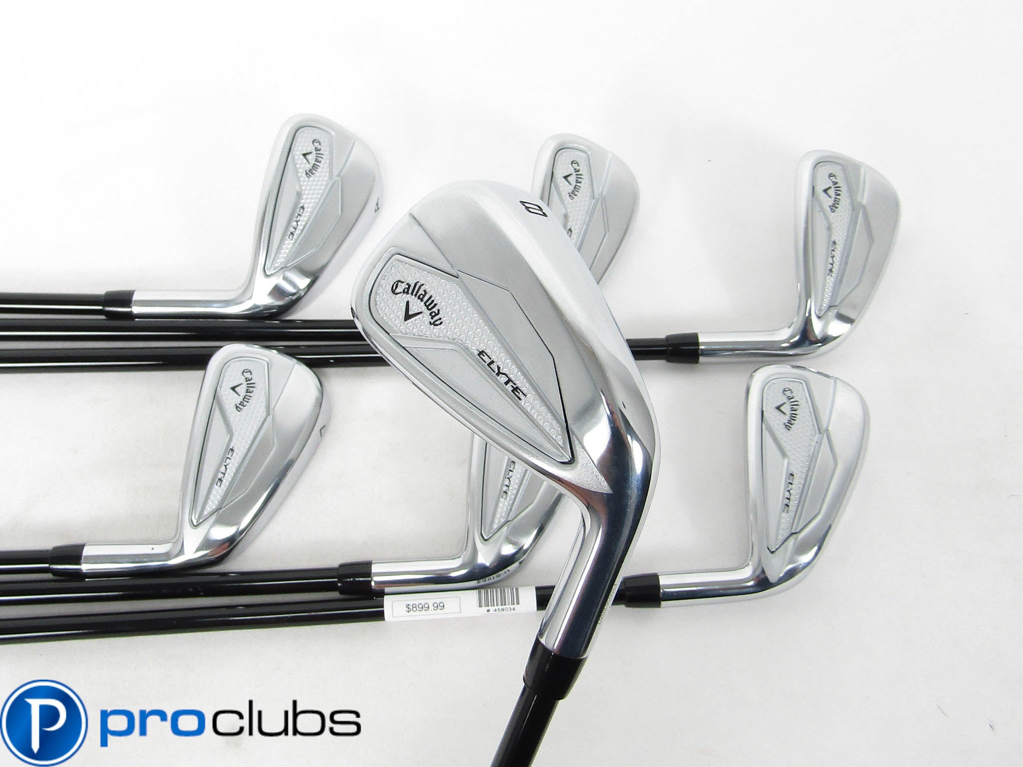 MINT! CALLAWAY ELYTE IRONS 5-PW,AW GRAPHITE ACCRA i-SERIES IS7 STIFF FLEX